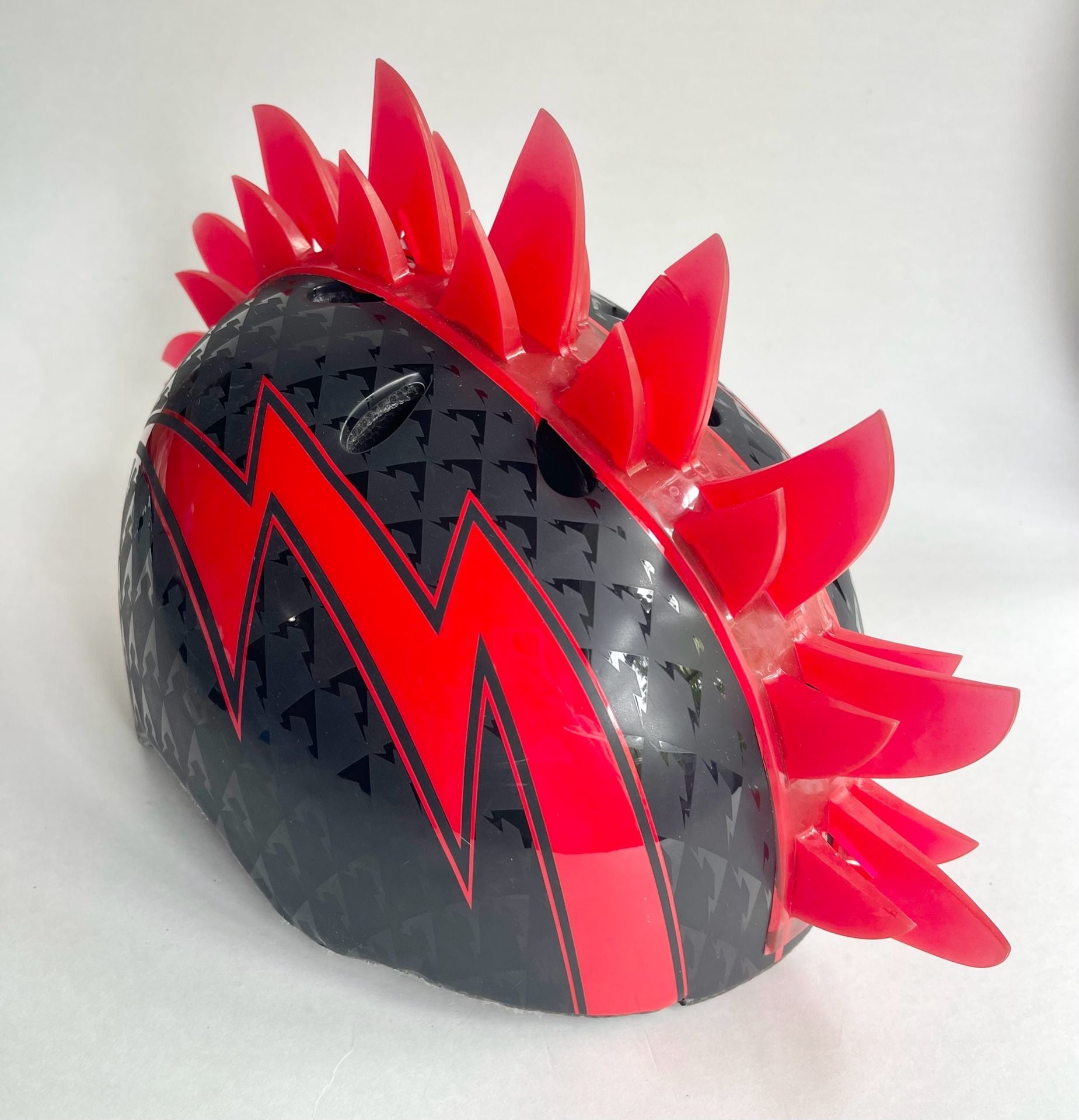 Bell Helmet Spikes Lightning Red Black Child Size S 50-54cm 1