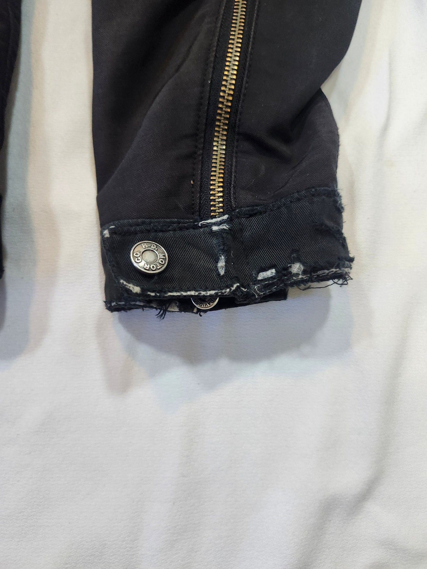 Harley Davidson Motorcycle Jacket Black Size S 15