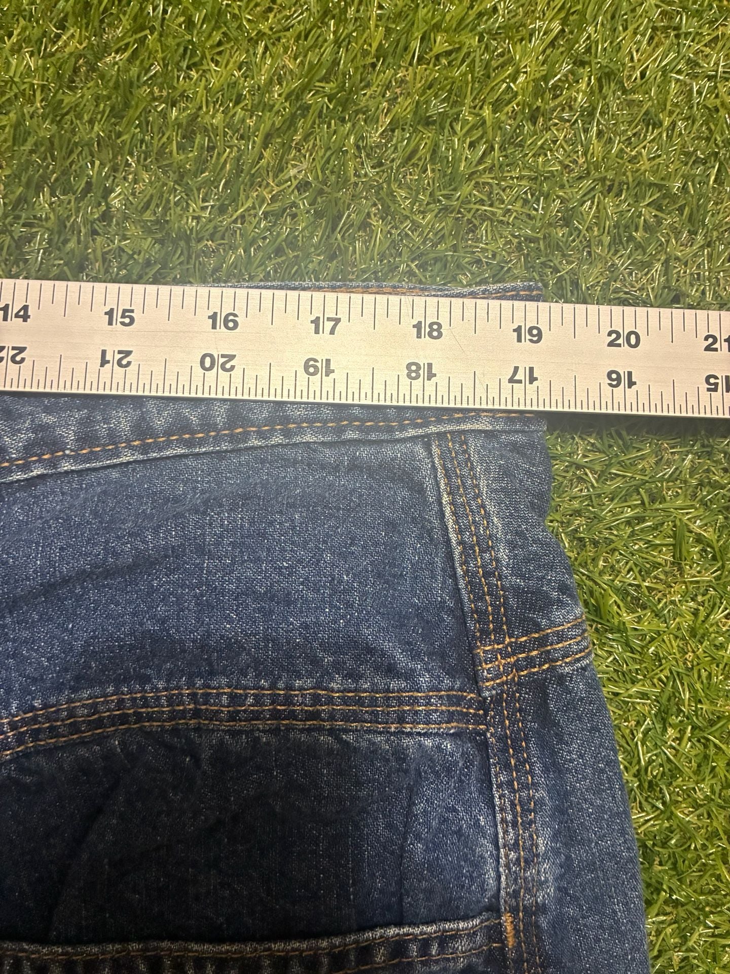 Baggy Denim Jeans Blue Size 38 6