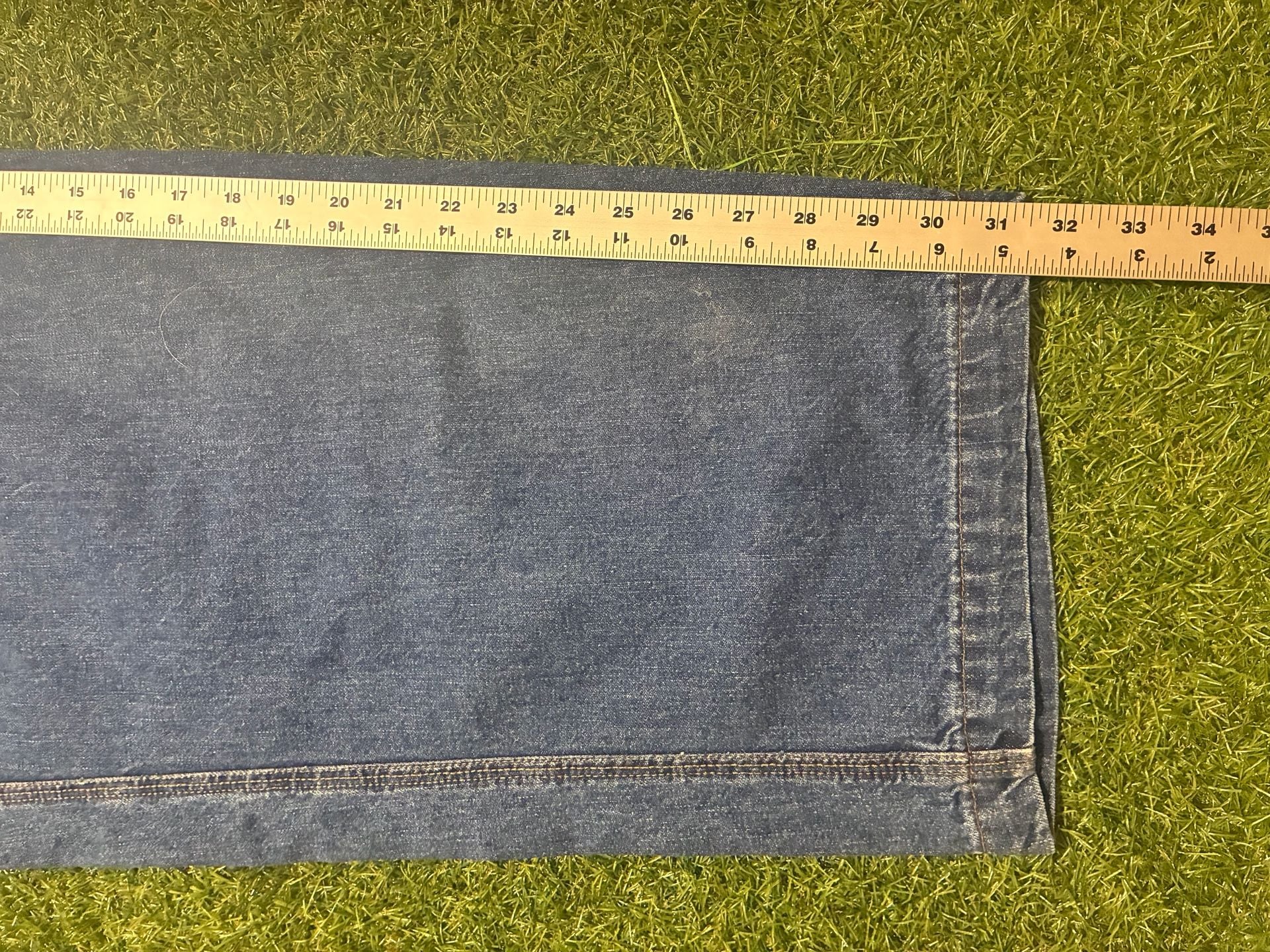 Baggy Denim Jeans Blue Size 38 7