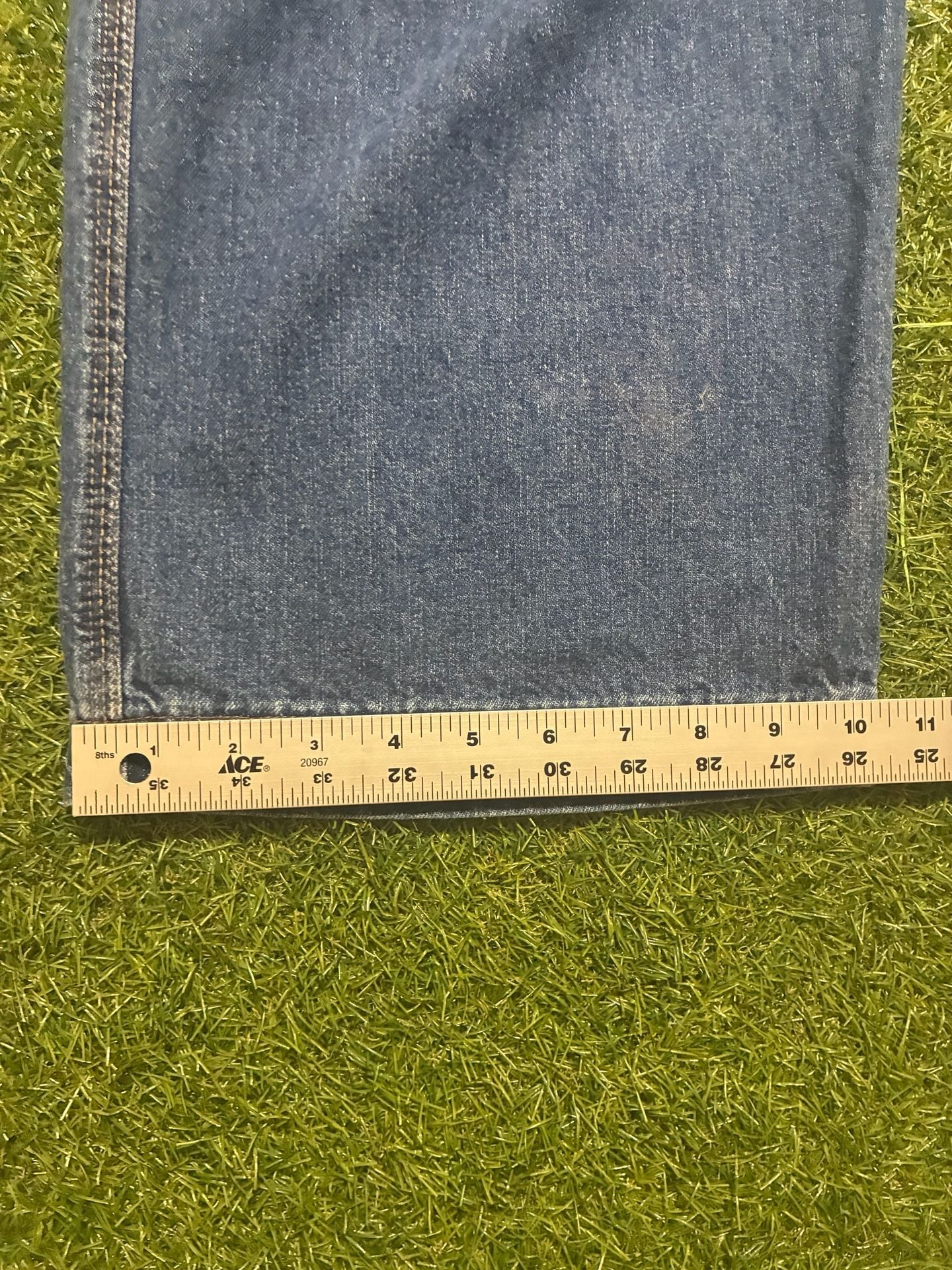 Baggy Denim Jeans Blue Size 38 8