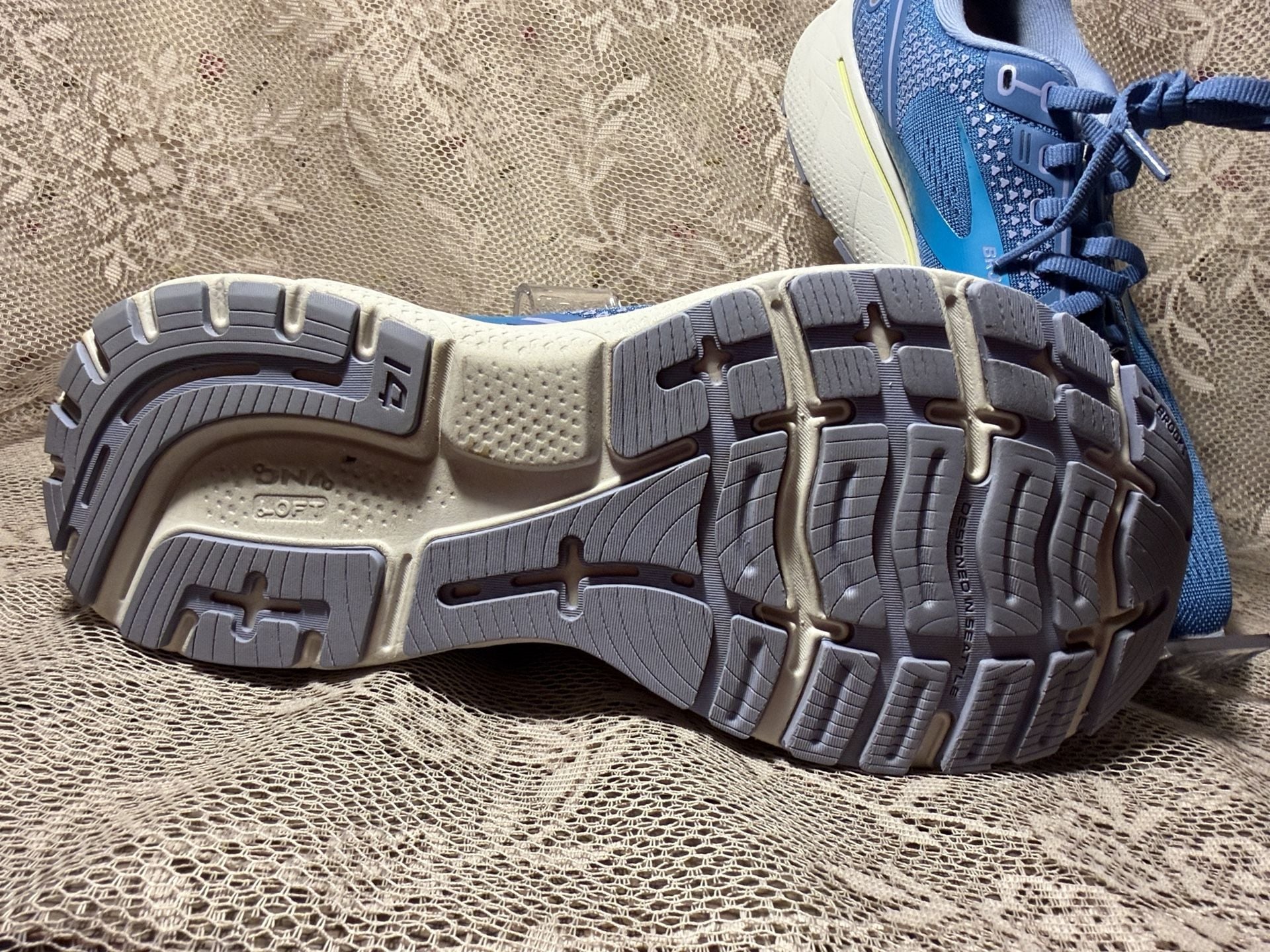 LUS 24 Brooks Ghost 15 Size 10 Blue Running Shoes 4