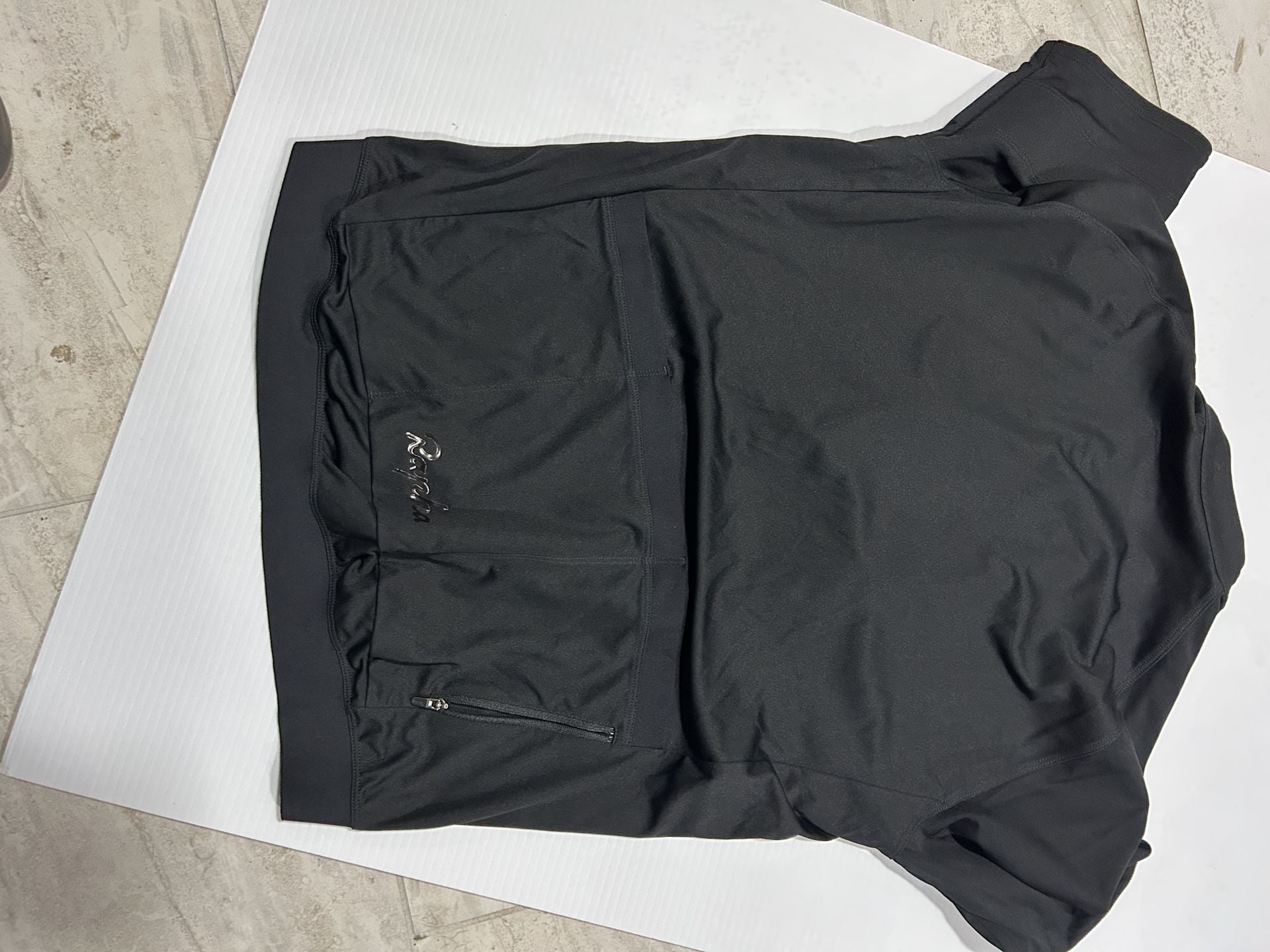 Rapha Cycling Jersey Size Medium Black Short Sleeve Full Zip 8