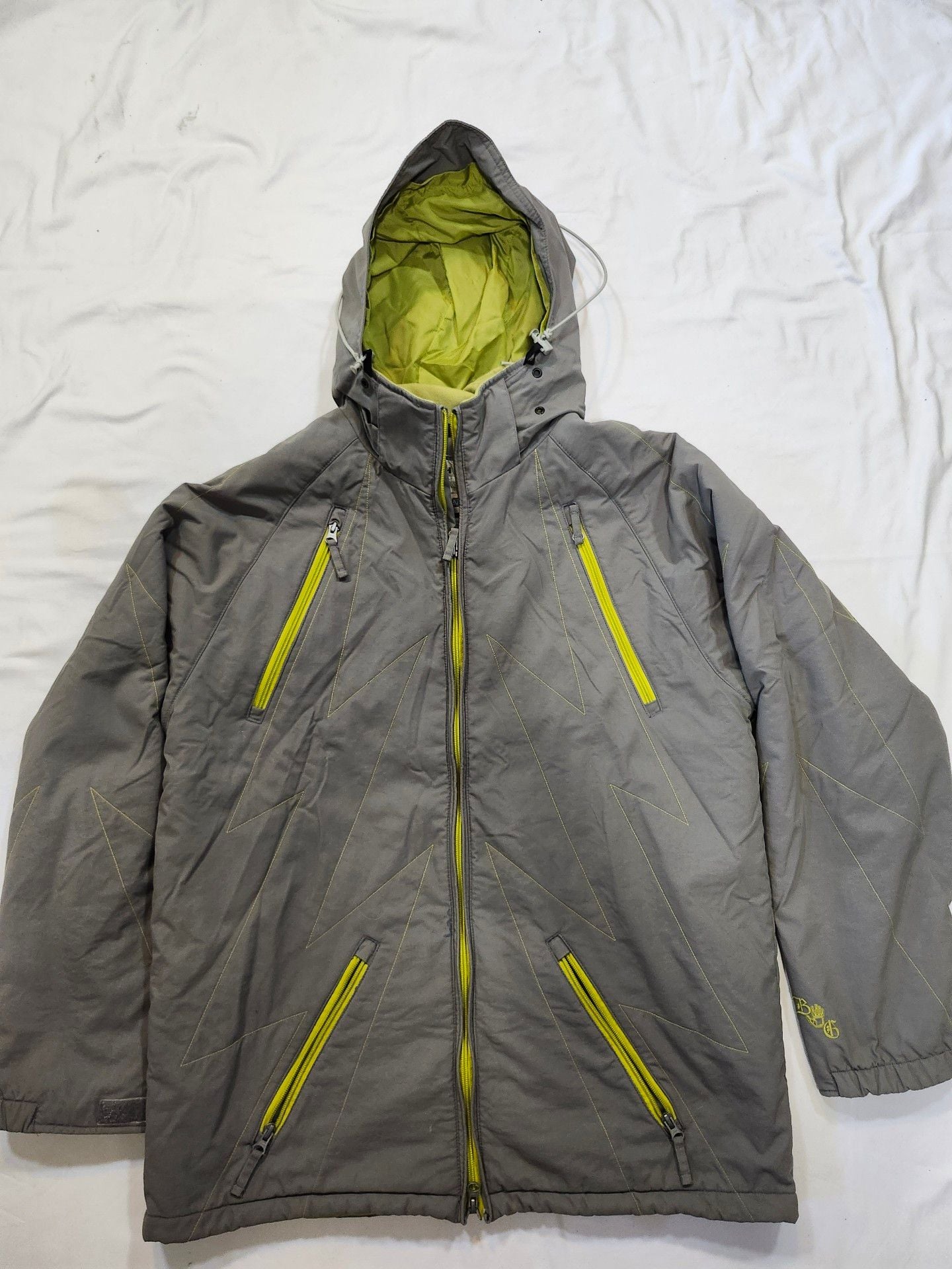 Body Glove Snow Technologies Jacket Size M Gray Green 2