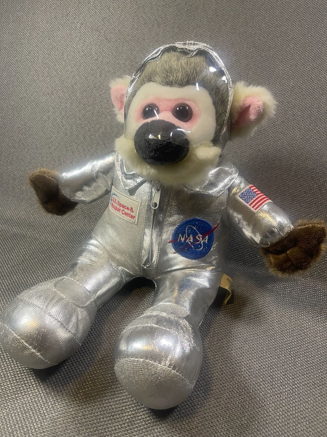 U.S. Space & Rocket Center NASA Astronaut Monkey Plush Toy 1