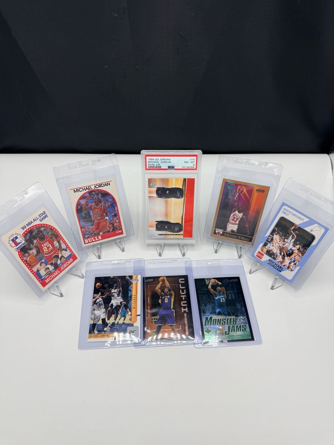 1994 Upper Deck Michael Jordan Rare Air PSA 8 Bundle with Extra Jordan’s Cards 1