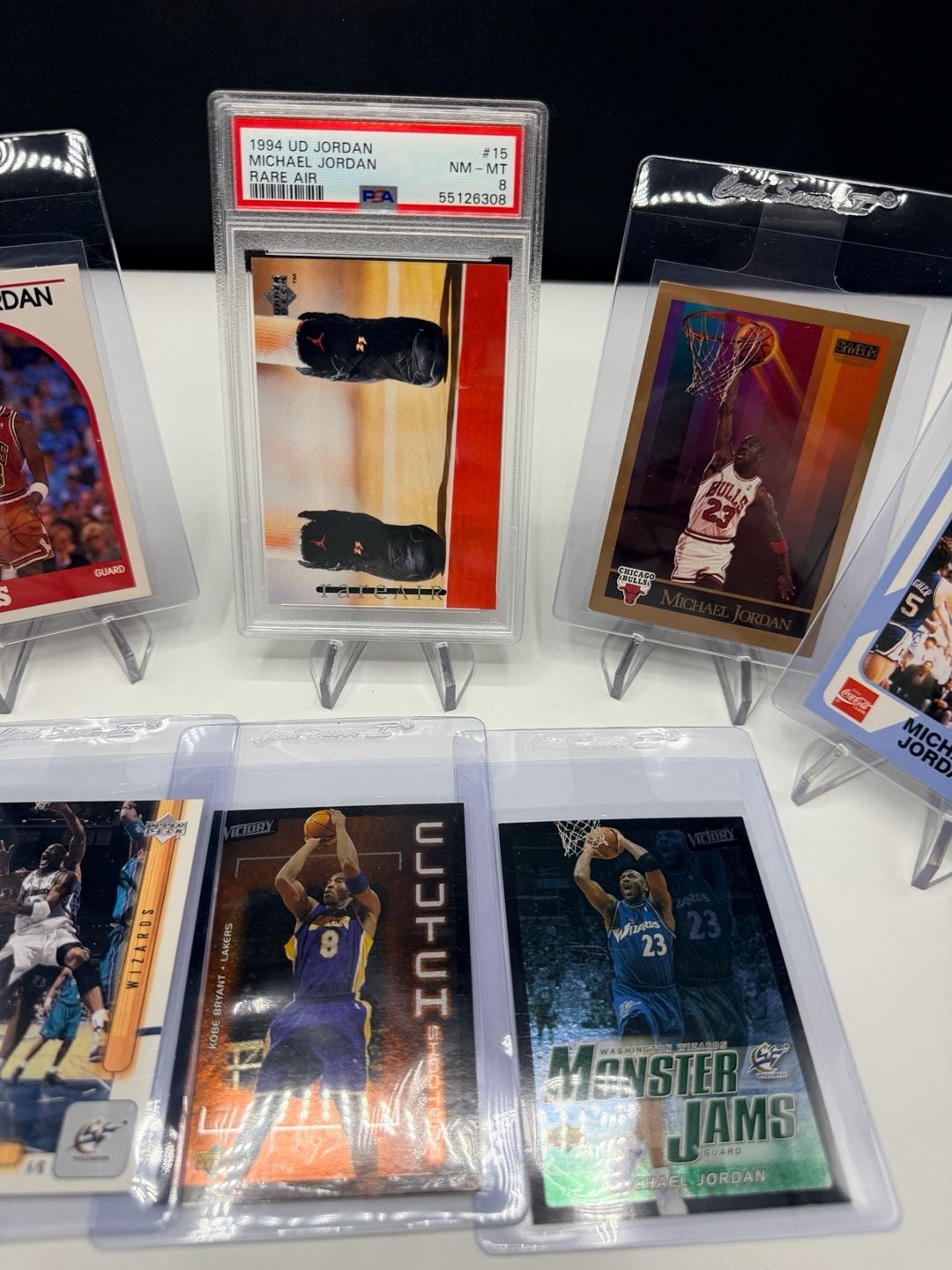 1994 Upper Deck Michael Jordan Rare Air PSA 8 Bundle with Extra Jordan’s Cards 3