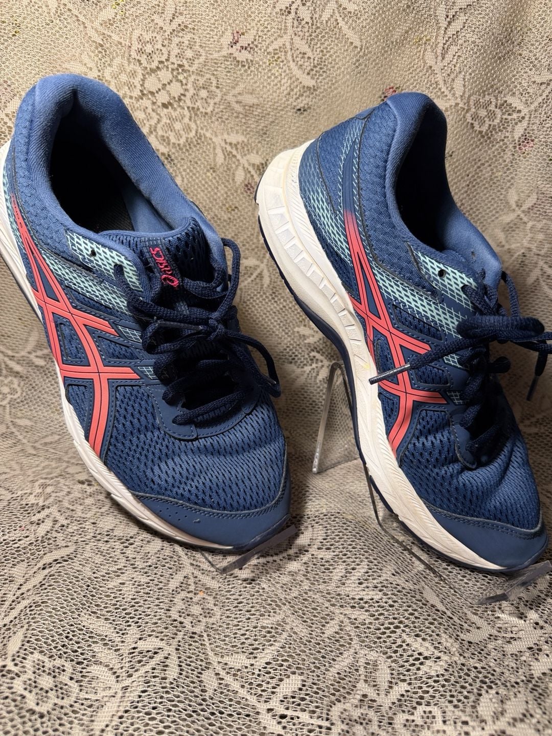 LUS 26 Asics Gel-Contend 6 Size 10 Wide Blue Pink Sneakers 2