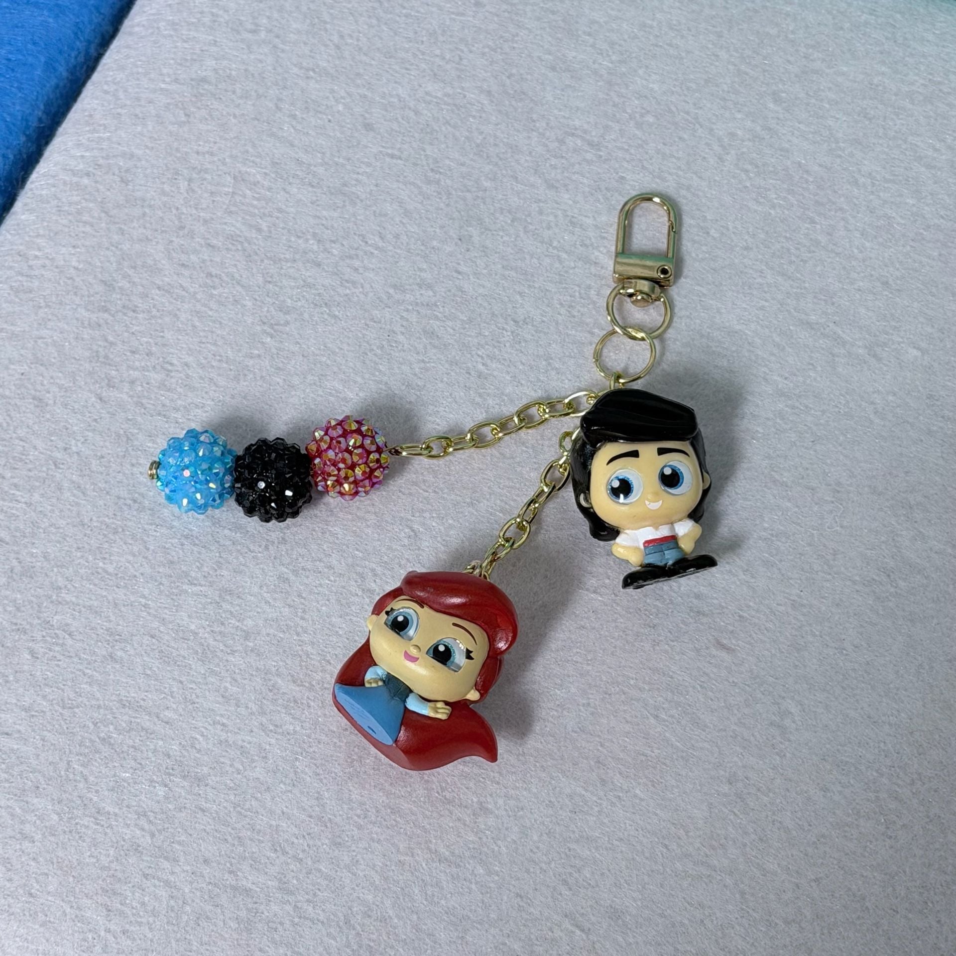 Disney Little Mermaid Ariel and Prince Eric Bag Charm 1
