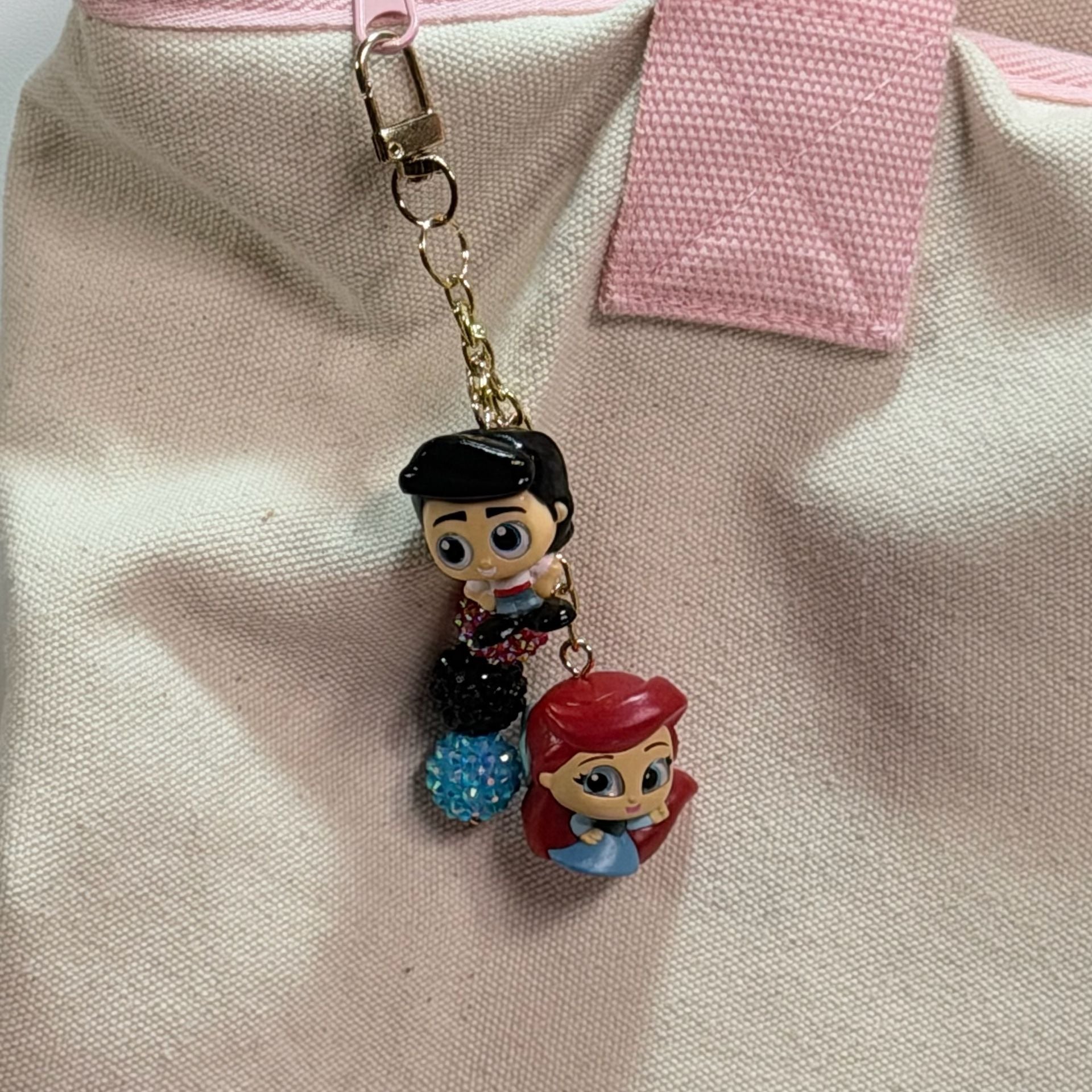 Disney Little Mermaid Ariel and Prince Eric Bag Charm 4