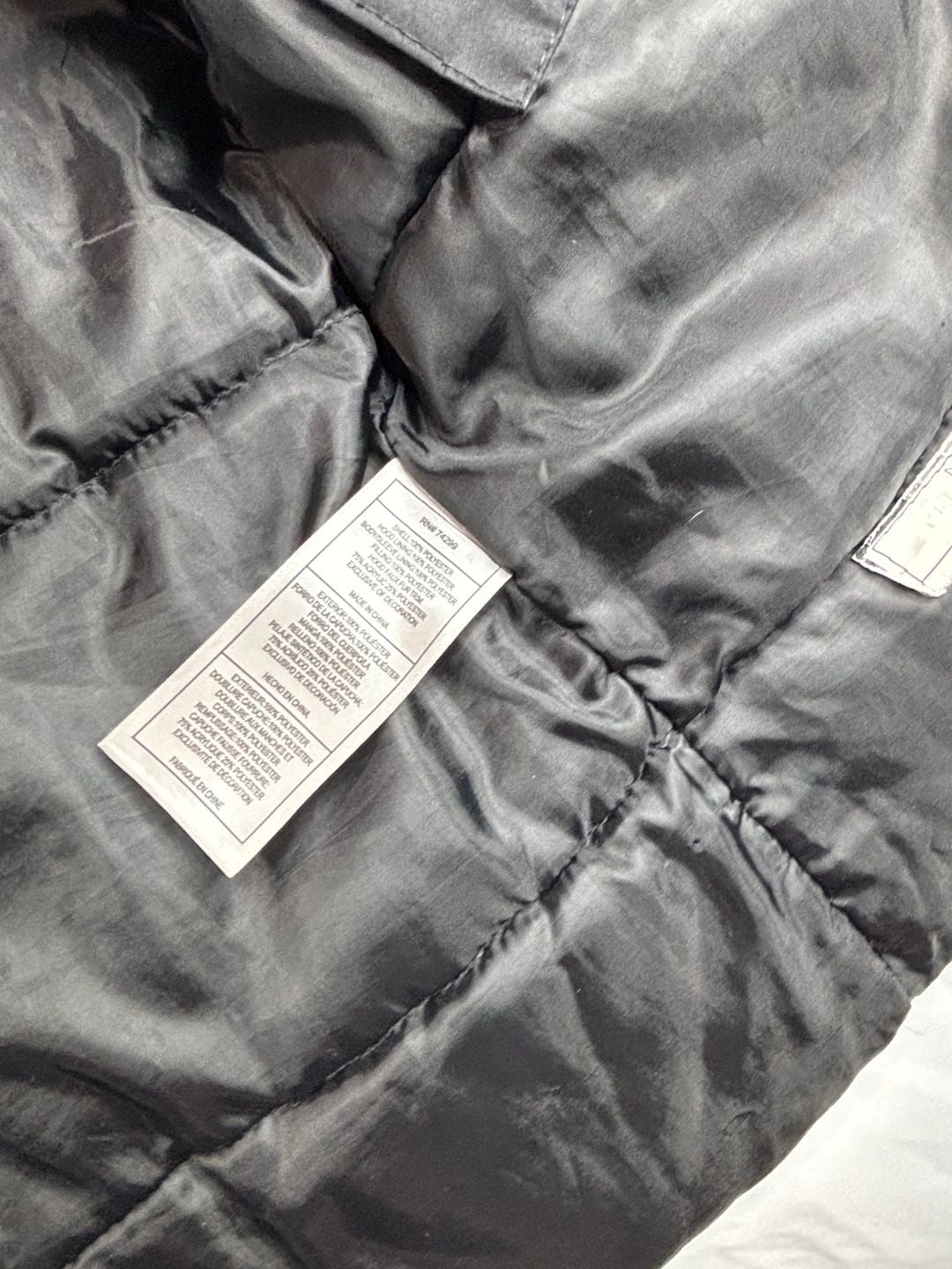 DKNY Black Puffer Jacket Size M (10/12) 5