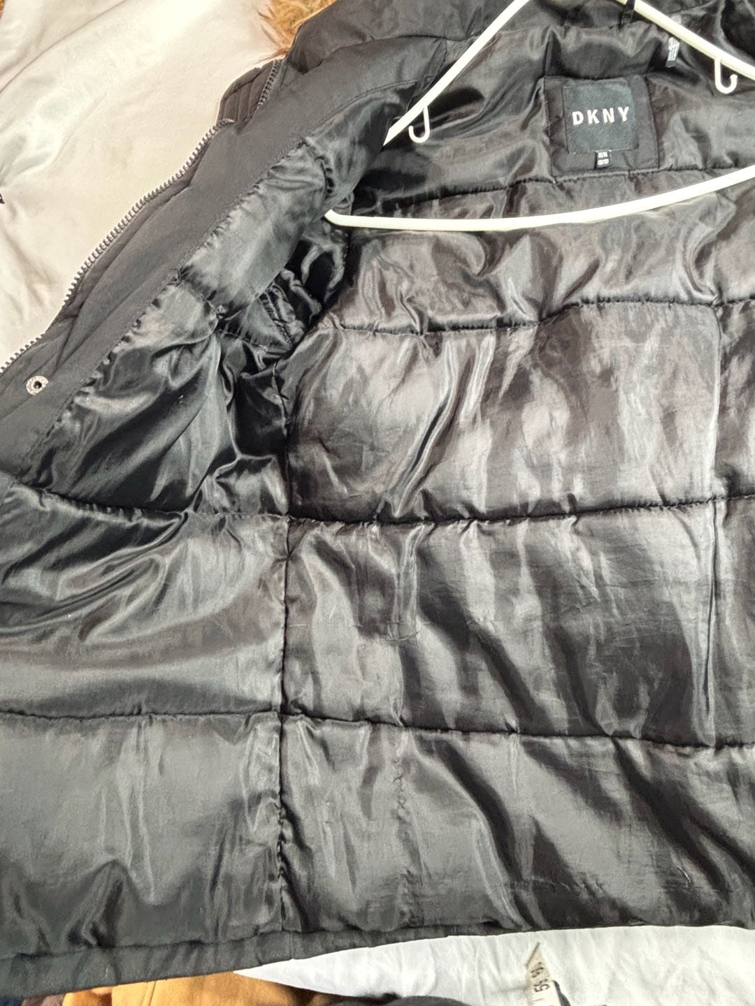 DKNY Black Puffer Jacket Size M (10/12) 7