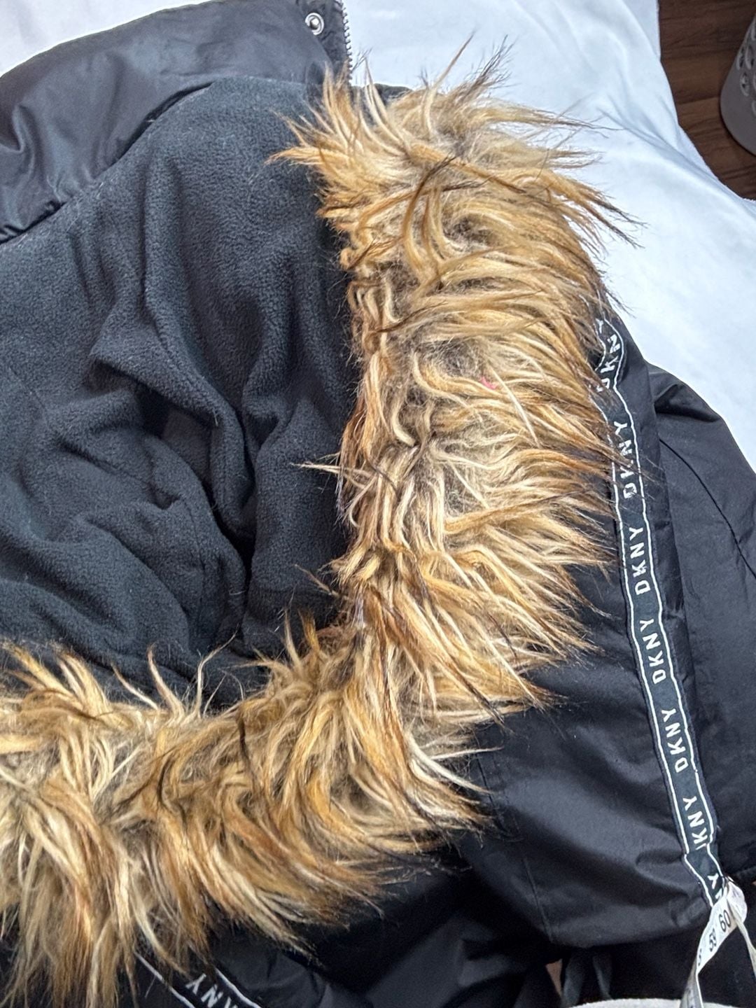 DKNY Black Puffer Jacket Size M (10/12) 11