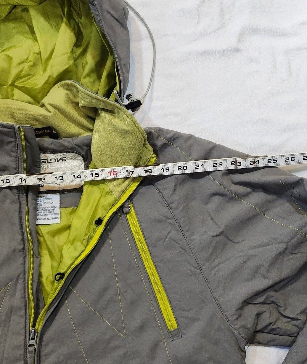 Body Glove Snow Technologies Jacket Size M Gray Green 5
