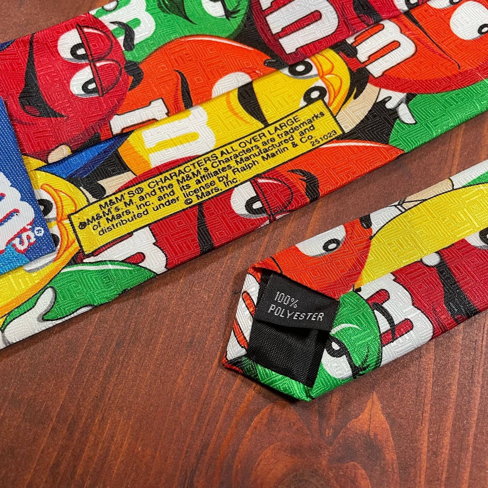 Ralph Marlin M&M's Characters All Over Large Tie Multi Color 5