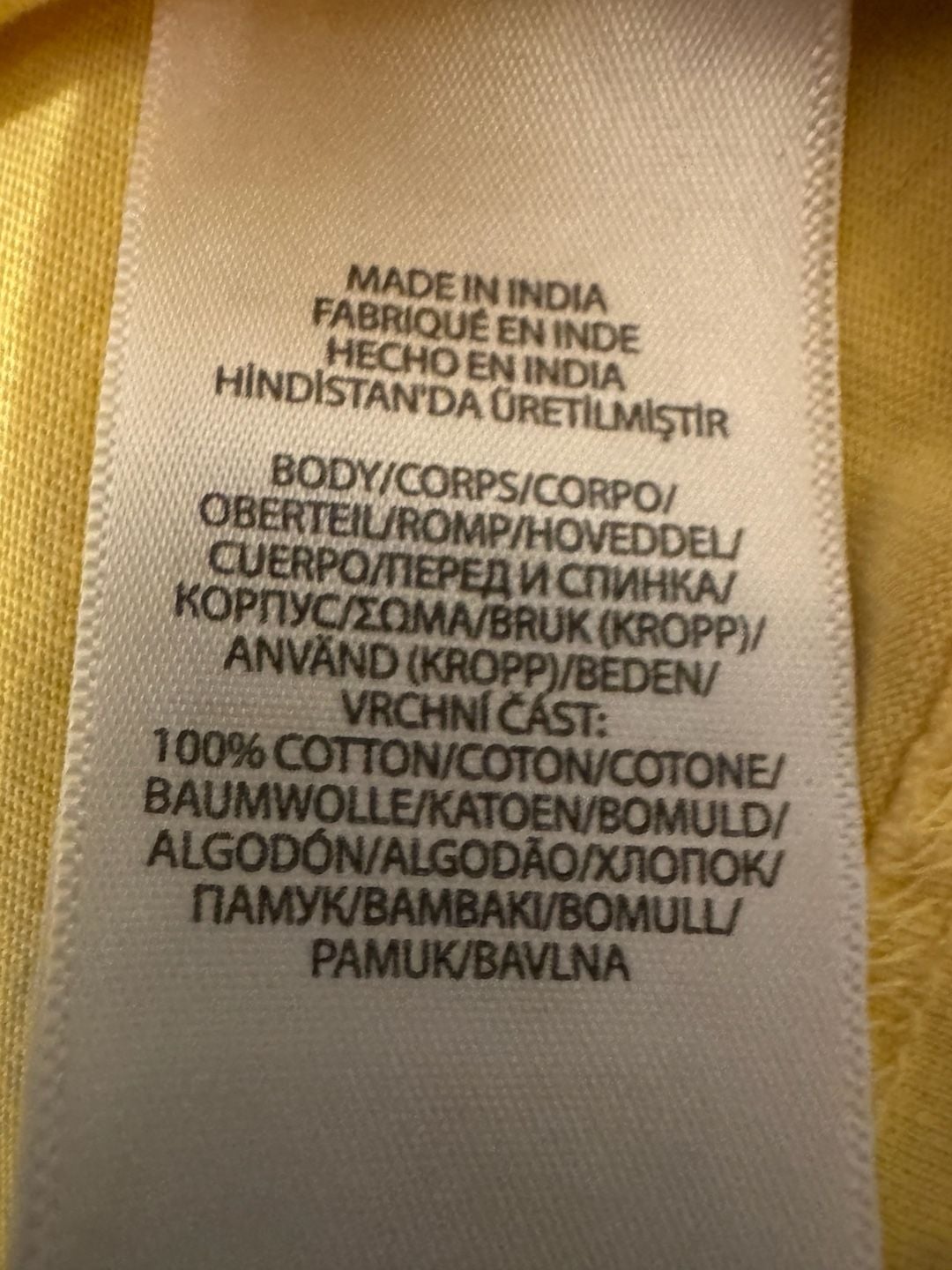 Polo Ralph Lauren Logo Graphic T-Shirt Yellow h1604 5