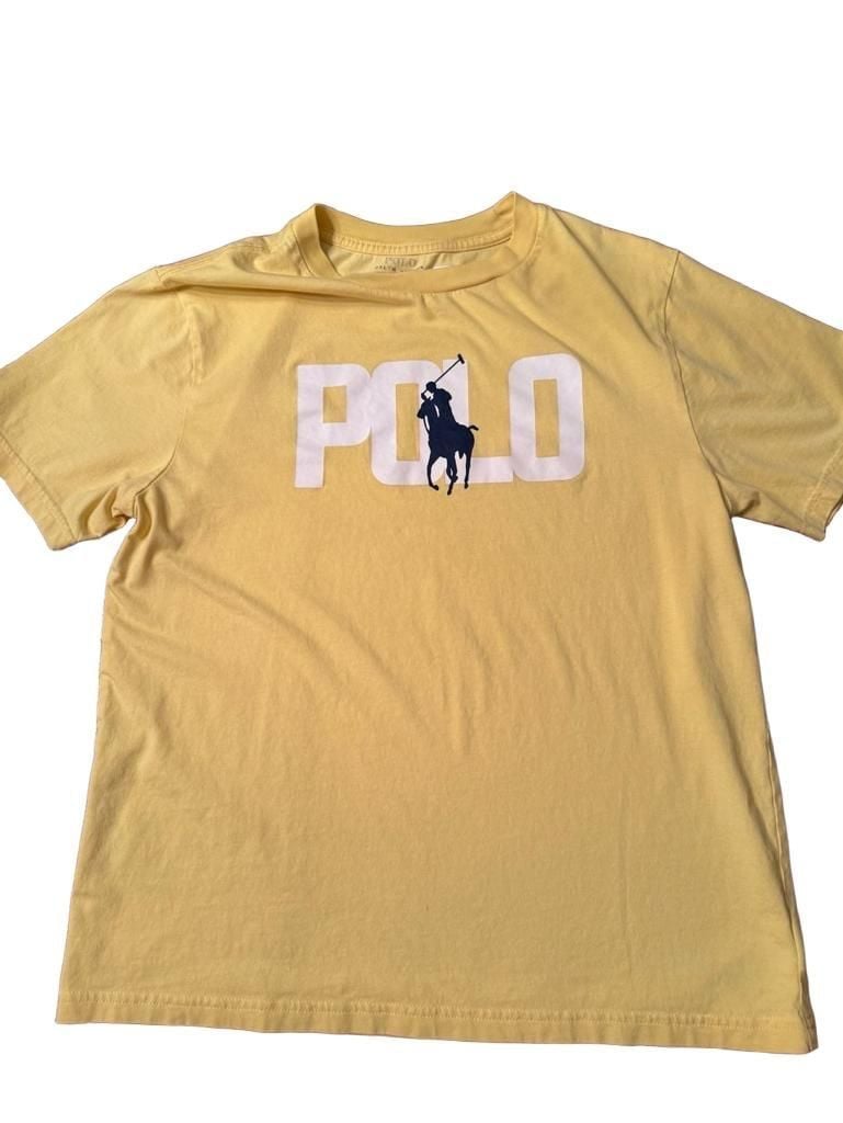 Polo Ralph Lauren Logo Graphic T-Shirt Yellow h1604 2