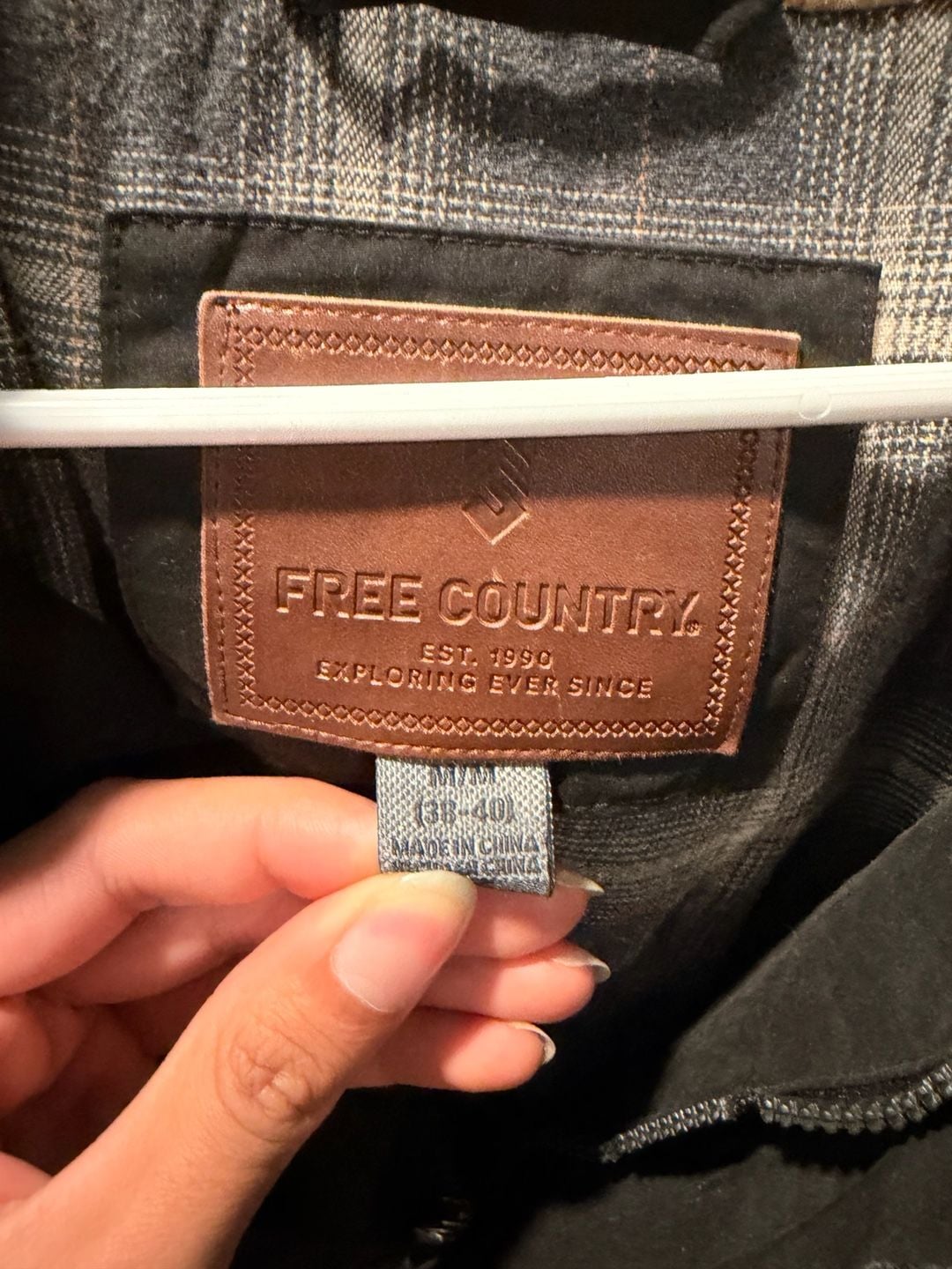 Free Country Fleece Lined Jacket Size M Brown 3