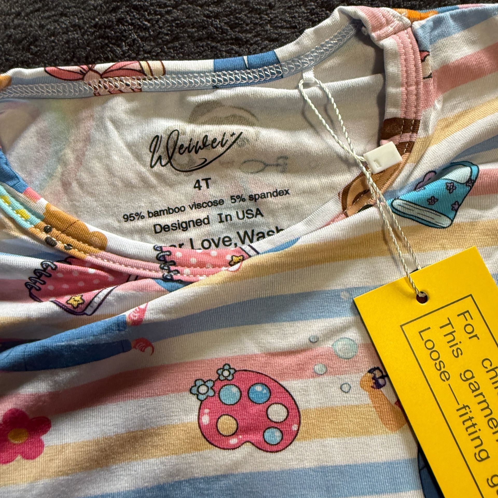 Weiwei Pajama Set Size 4T Ms Rachel 3