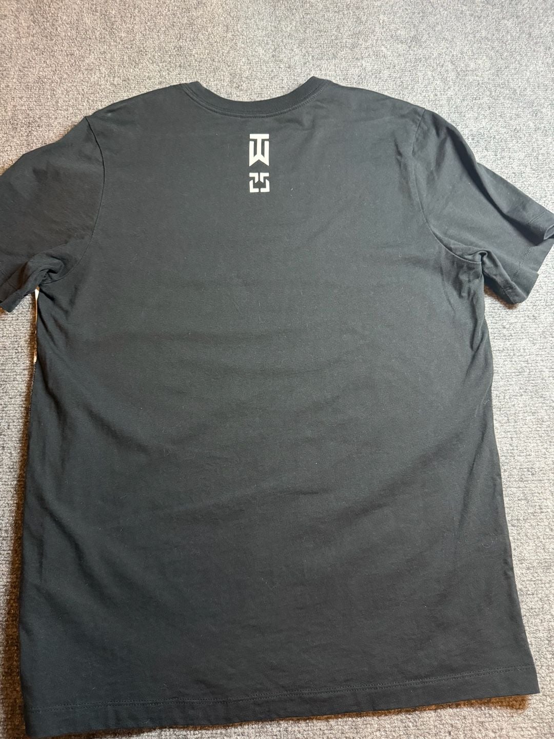 Nike Tiger Woods Graphic T-Shirt Size L Black White 7