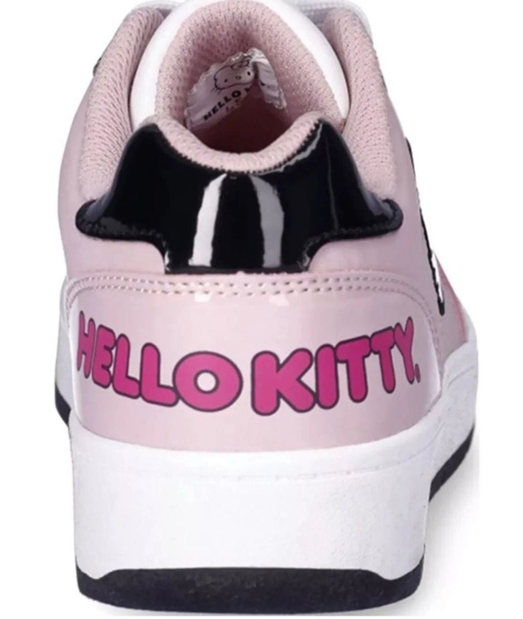 Hello Kitty by Sanrio Women's Pink Casual Court Sneakers, Pink sz11 8