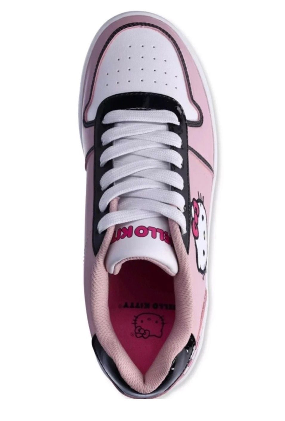 Hello Kitty by Sanrio Women's Pink Casual Court Sneakers, Pink sz11 9