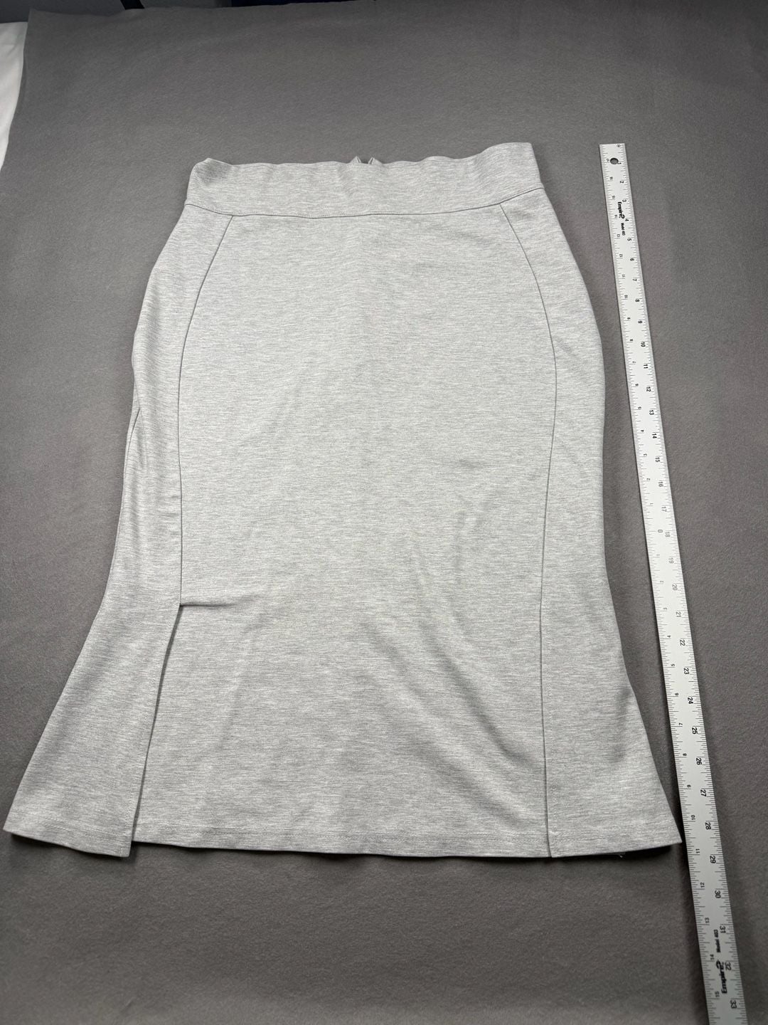 Urban Coco Skirt Size L Gray Midi Mermaid Split Hem 2