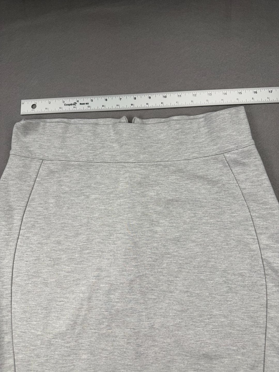Urban Coco Skirt Size L Gray Midi Mermaid Split Hem 3