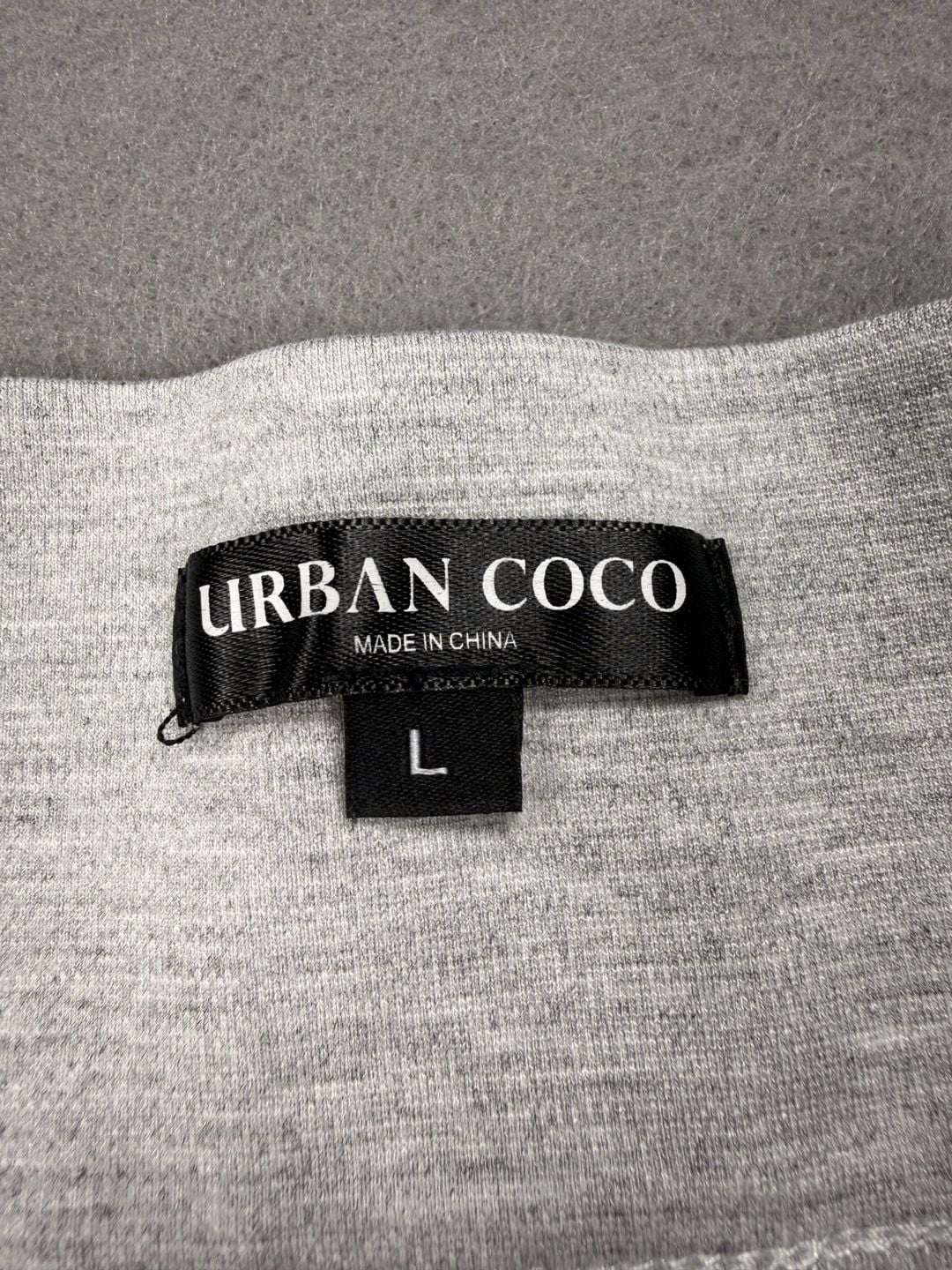 Urban Coco Skirt Size L Gray Midi Mermaid Split Hem 5