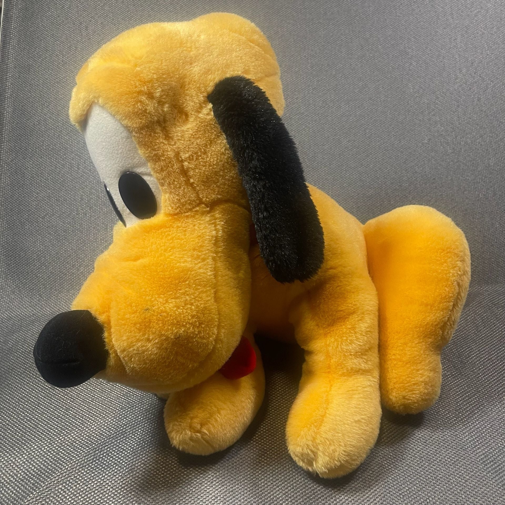 Disney Pluto Plush Stuffed Animal Dog 15 Inch Yellow Soft Toy 9