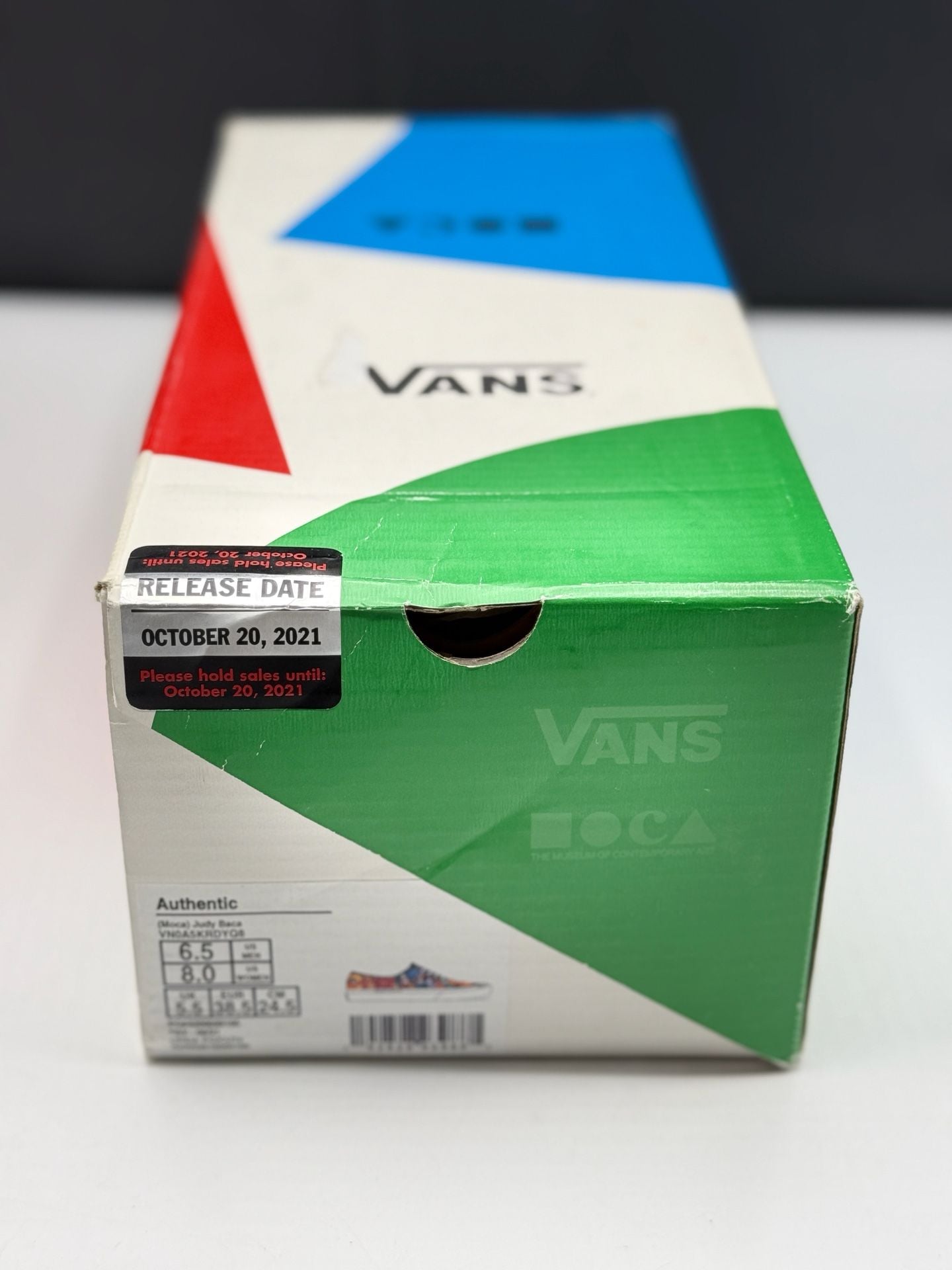 Vans Authentic (Moca) Judy Baca Size 6.5 M / 8.0 W Judy Baca Art Print Shoes 3