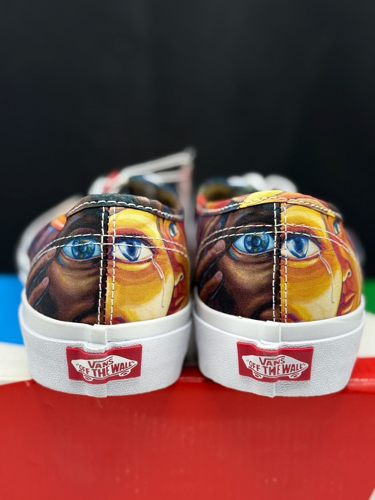 Vans Authentic (Moca) Judy Baca Size 6.5 M / 8.0 W Judy Baca Art Print Shoes 5
