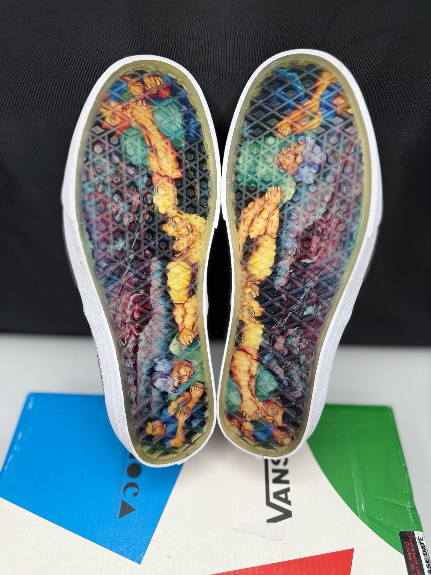 Vans Authentic (Moca) Judy Baca Size 6.5 M / 8.0 W Judy Baca Art Print Shoes 8