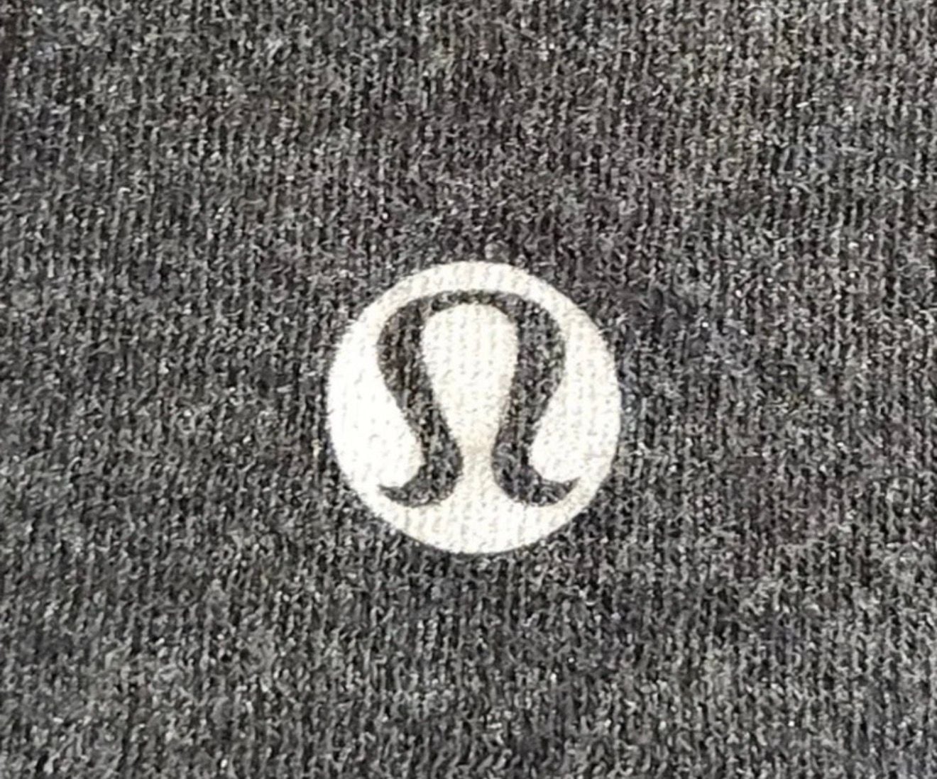 Lululemon Striped reversible grey/black long sleeve size L/10 women’s 6