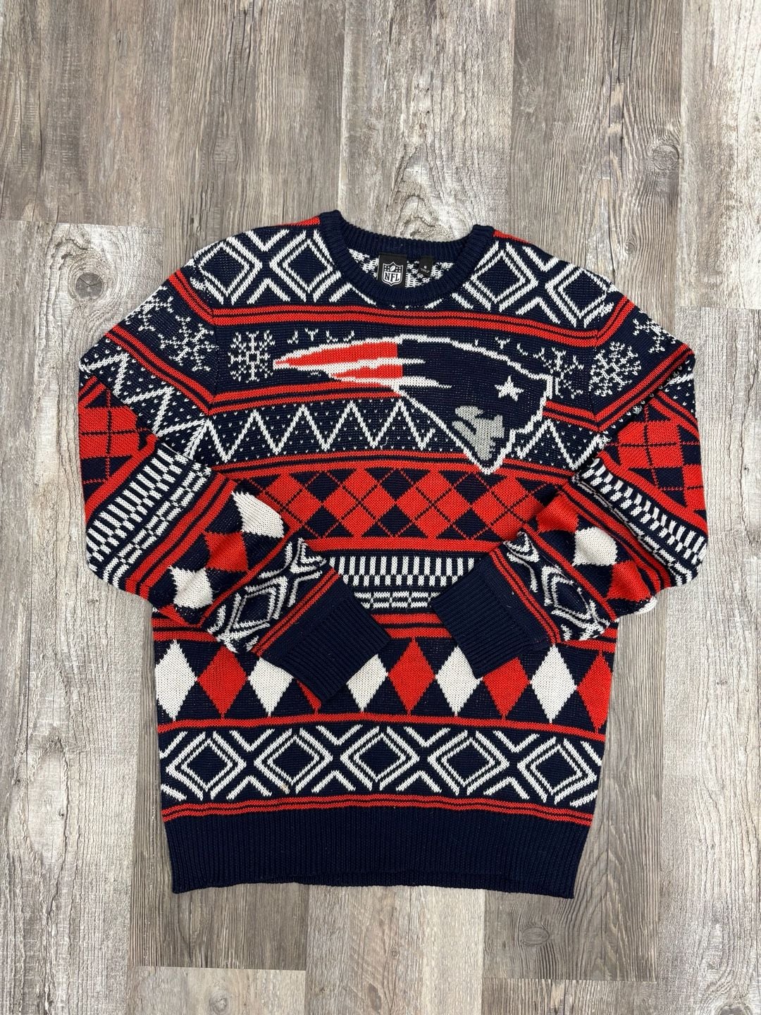 NFL New England Patriots Christmas Sweater Size M 2