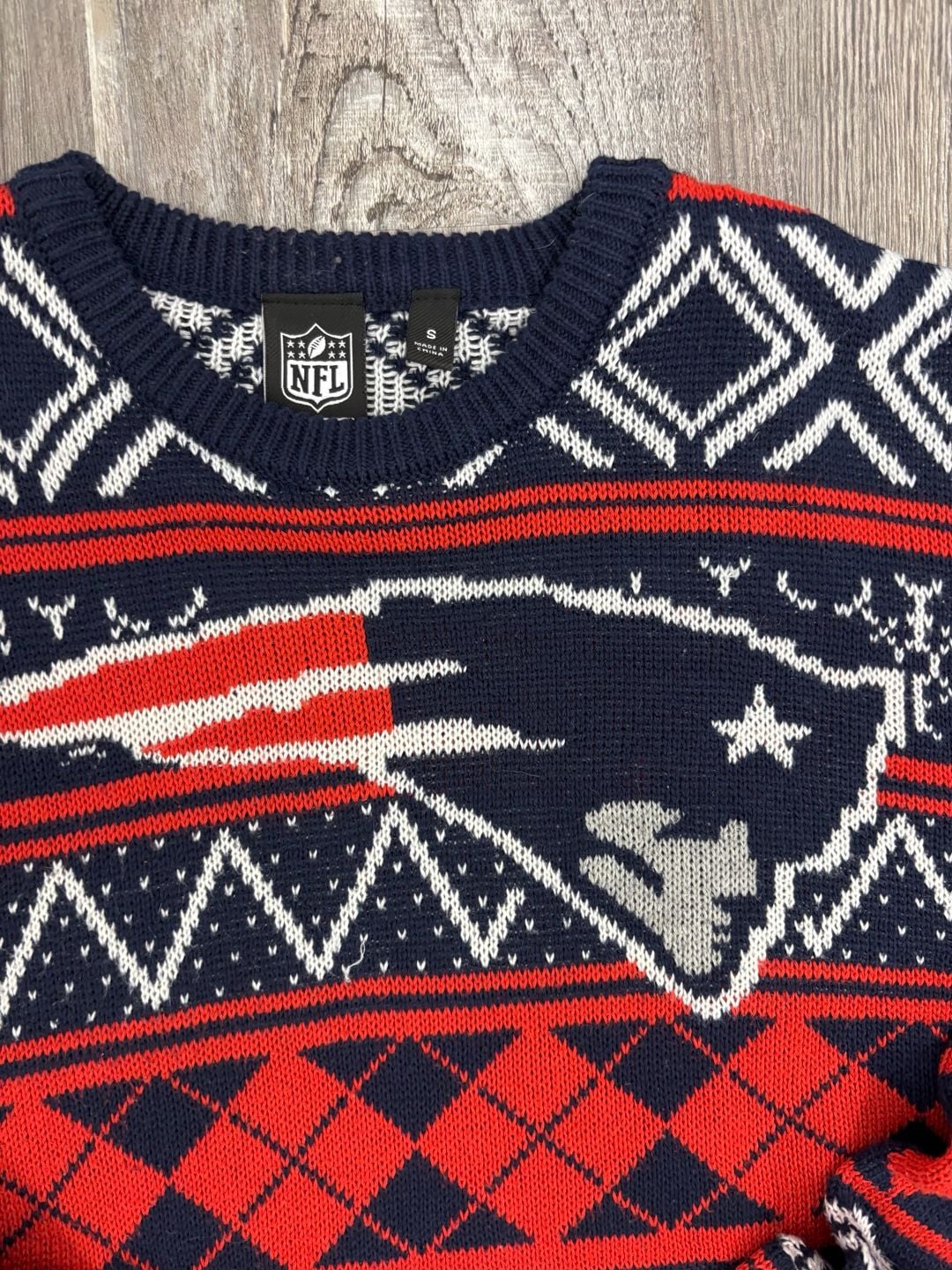 NFL New England Patriots Christmas Sweater Size M 5