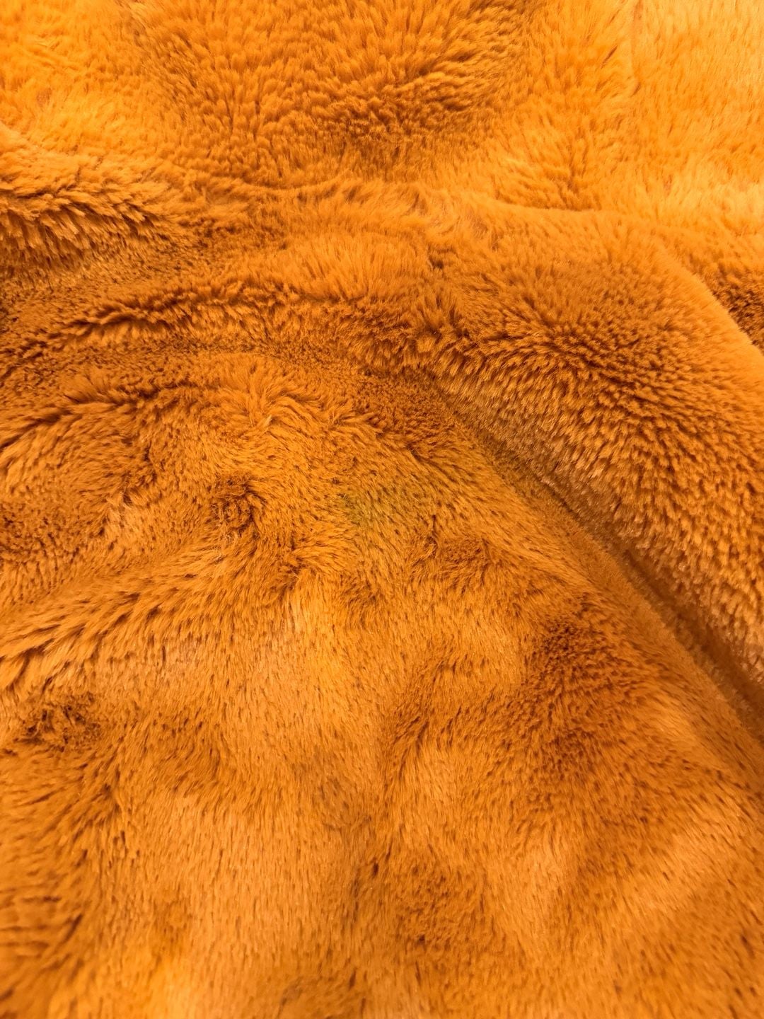 Express Faux Fur Jacket Size S Orange 7