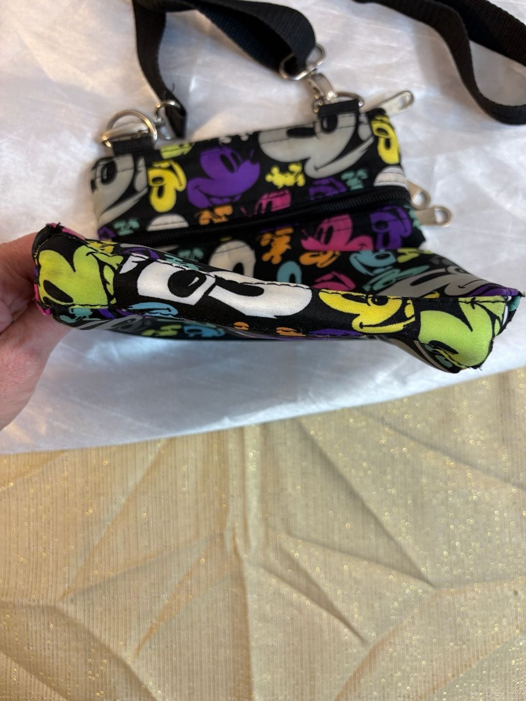 Disney Parks Mickey Mouse Multicolor Crossbody Bag 3