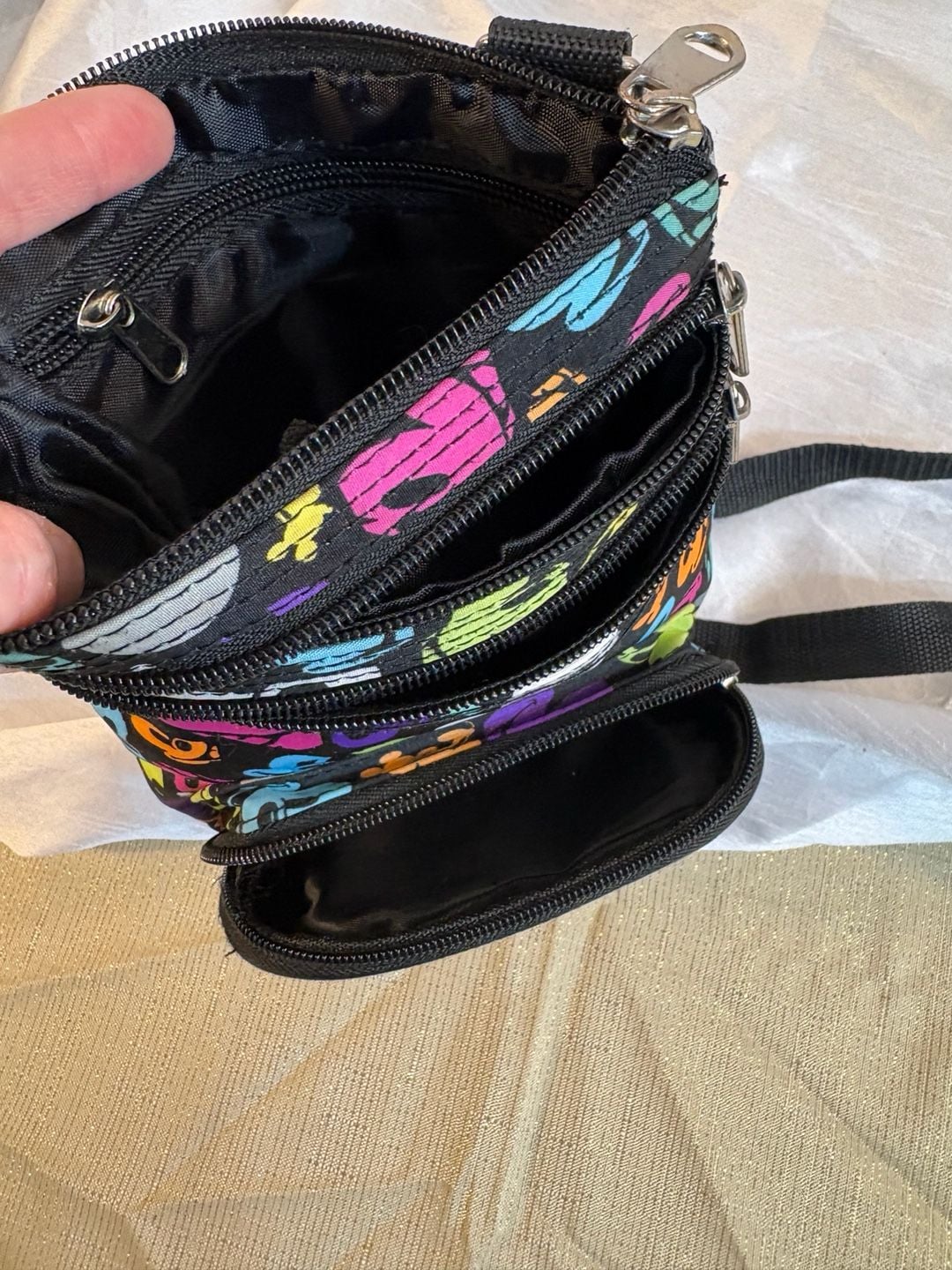 Disney Parks Mickey Mouse Multicolor Crossbody Bag 4