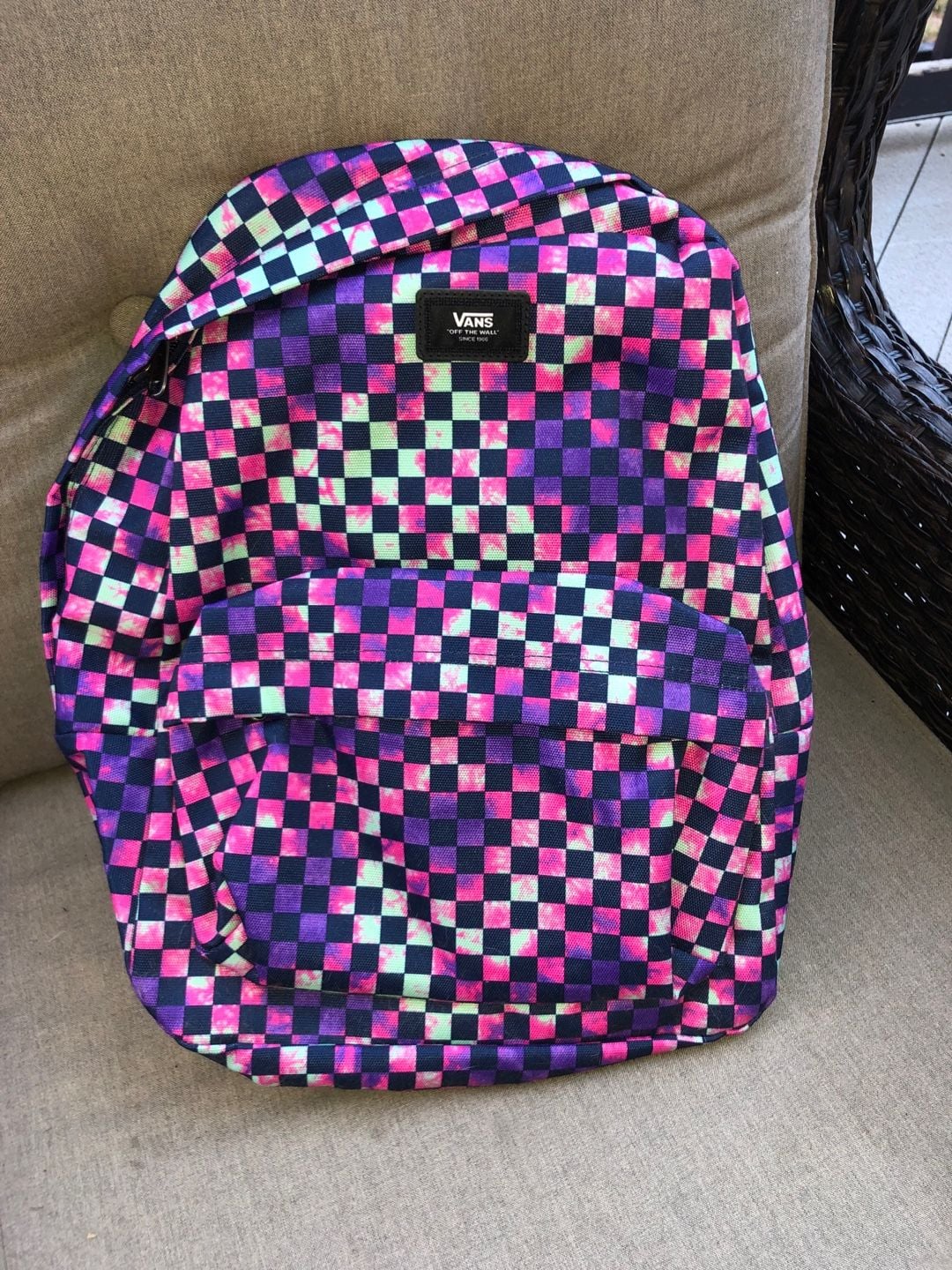Vans Old Skool III Backpack Multi Check Tie Dye OS 2