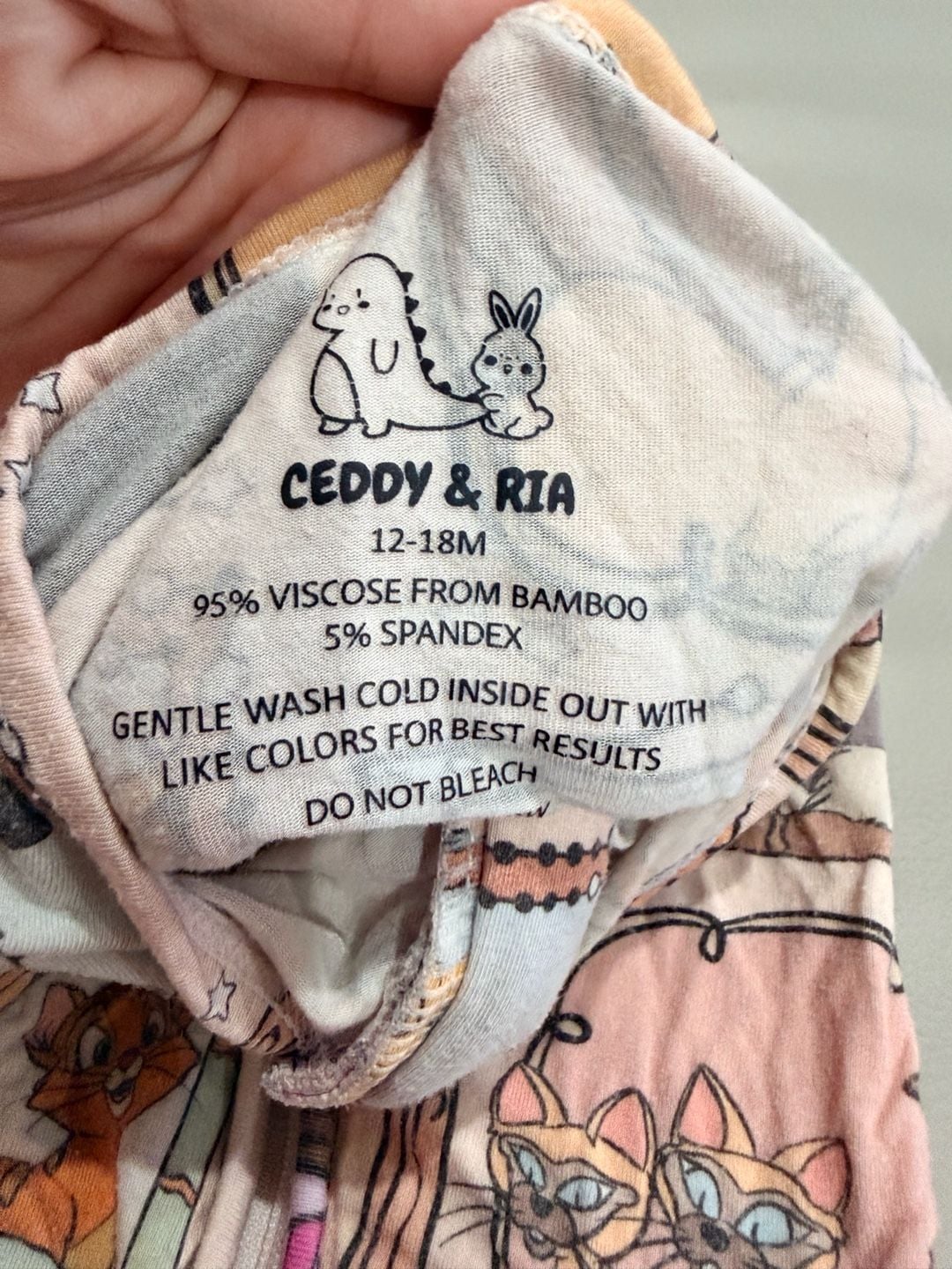 Ceddy & Ria Disney Cats Shorty Simba Lion King Aristocats Bamboo 12/18m 3