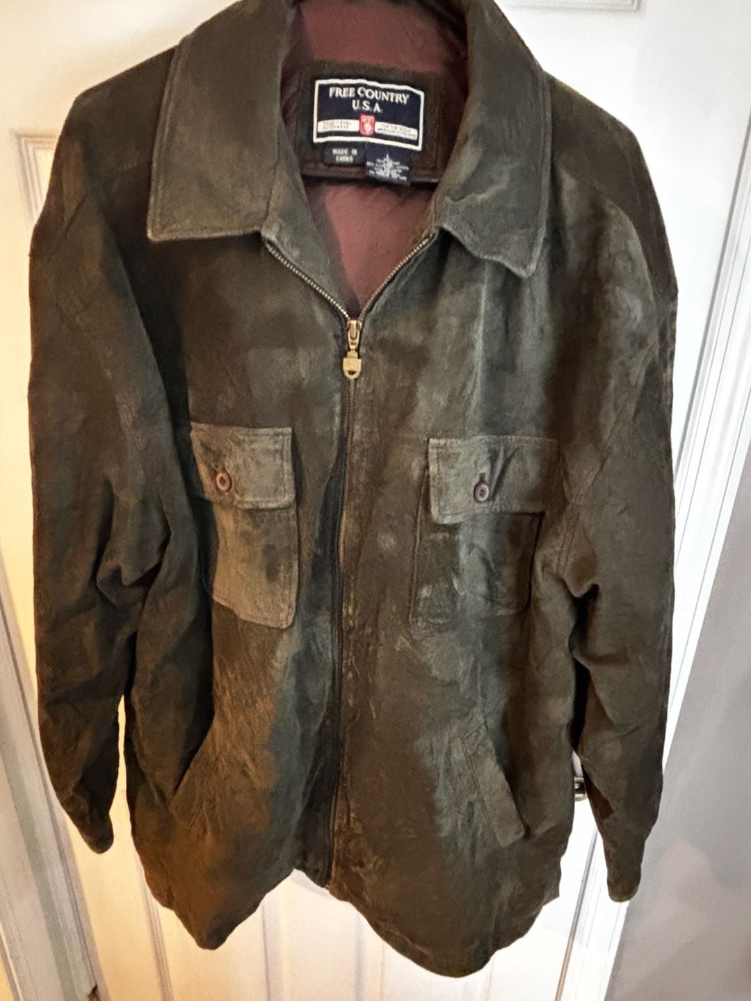 Free Country Suede Jacket Size L 2