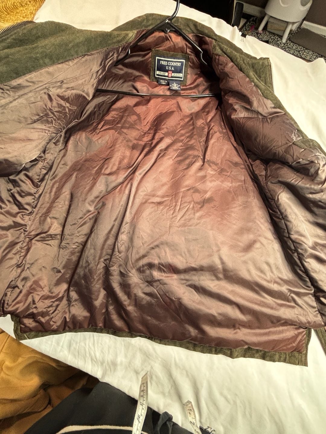 Free Country Suede Jacket Size L 7