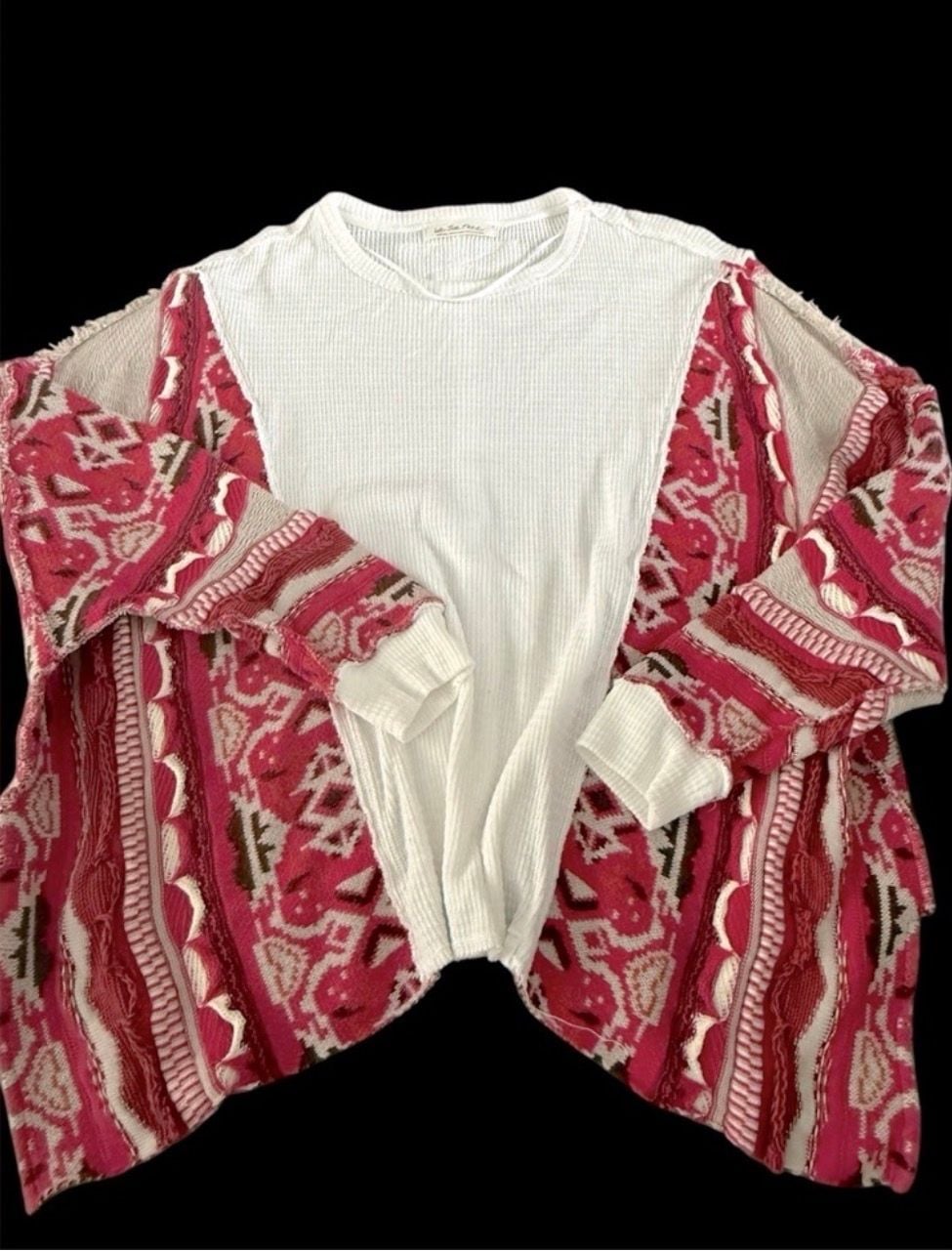 Free People/We The Free nwot SzM oversized fit sweater boho trendy sweater 1
