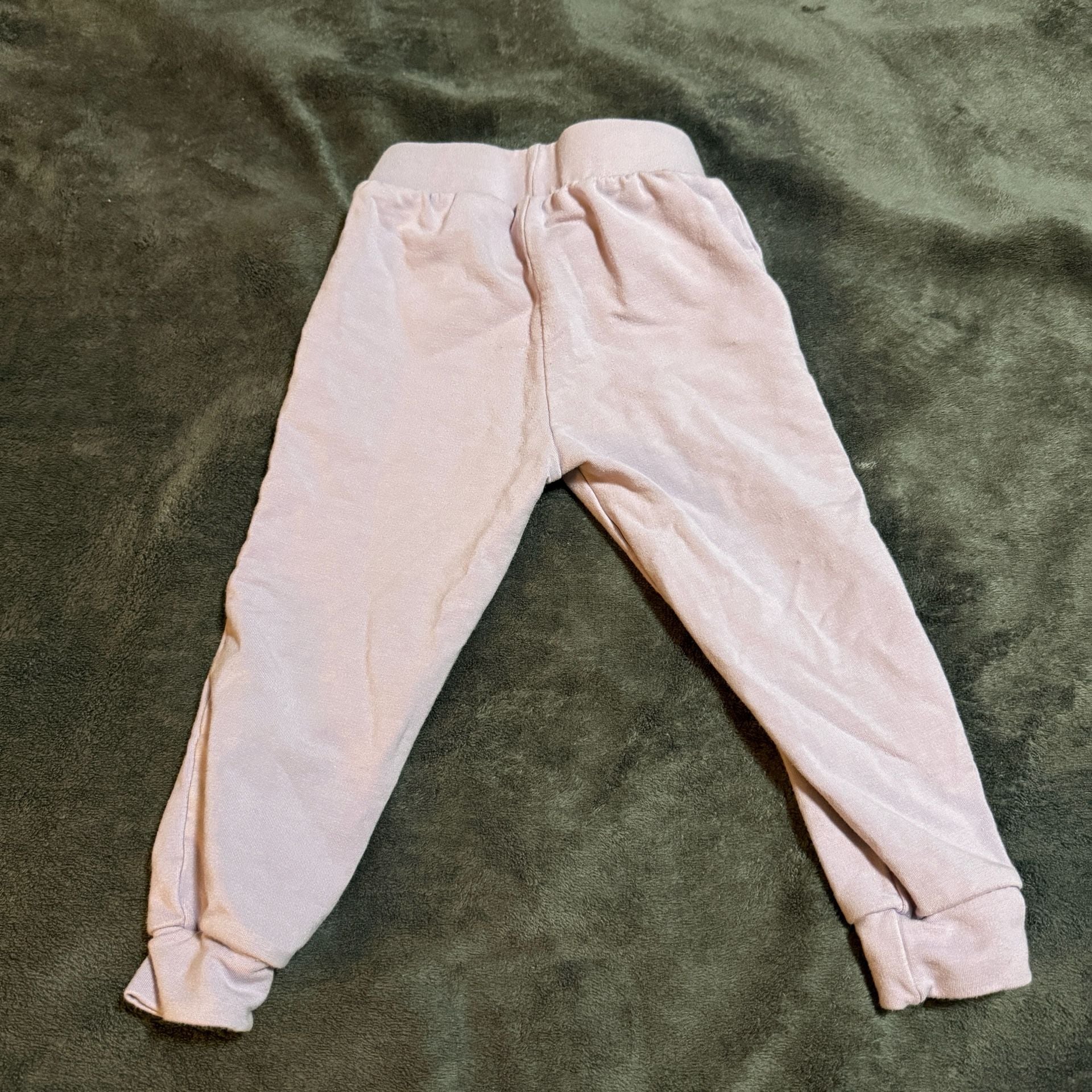 Play by Little Sleepies Jogger Pants Size 2T Purple Ruffle Pockets 4