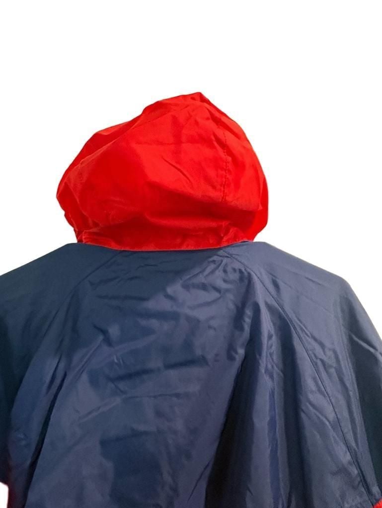 Nike Windrunner Jacket Red Blue Full Zip Hooded Windbreaker 7