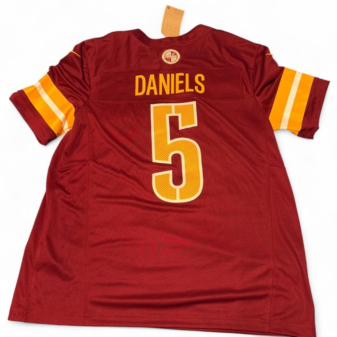 NWT Nike Jayden Daniels Washington Commanders NFL Jersey Burgundy Men's Size L 5