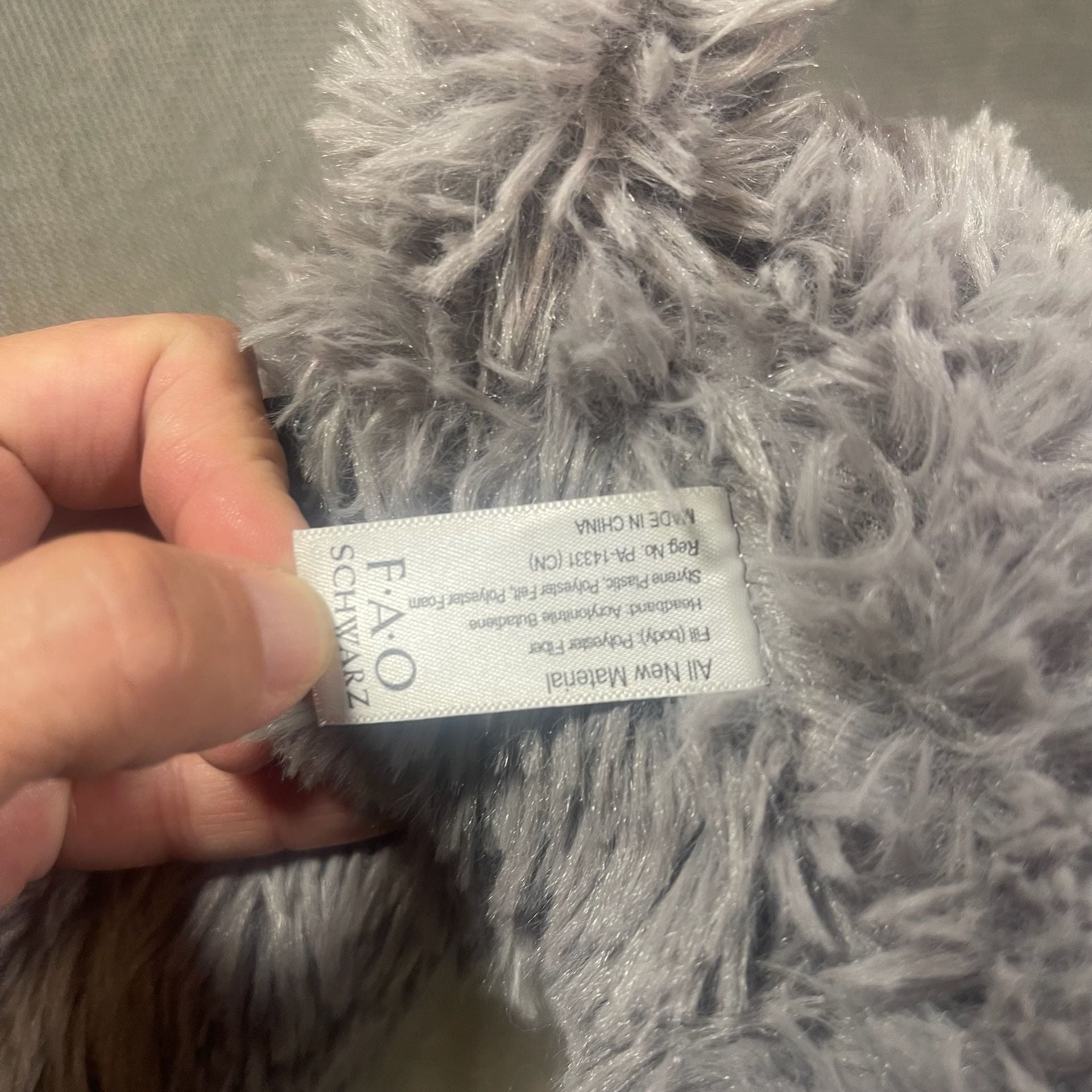 FAO Schwarz Sparklers Wear and Share Plush Dog with Heart Headband 13