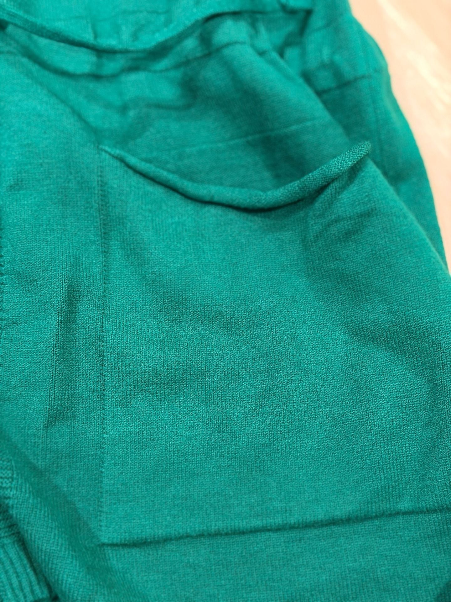 Mio Alfa Green Hooded Cardigan Sweater 4