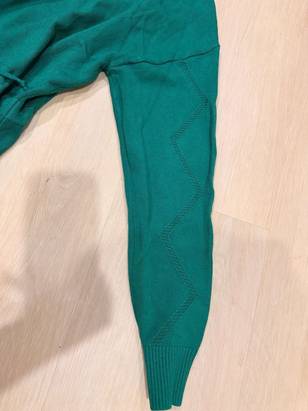 Mio Alfa Green Hooded Cardigan Sweater 7